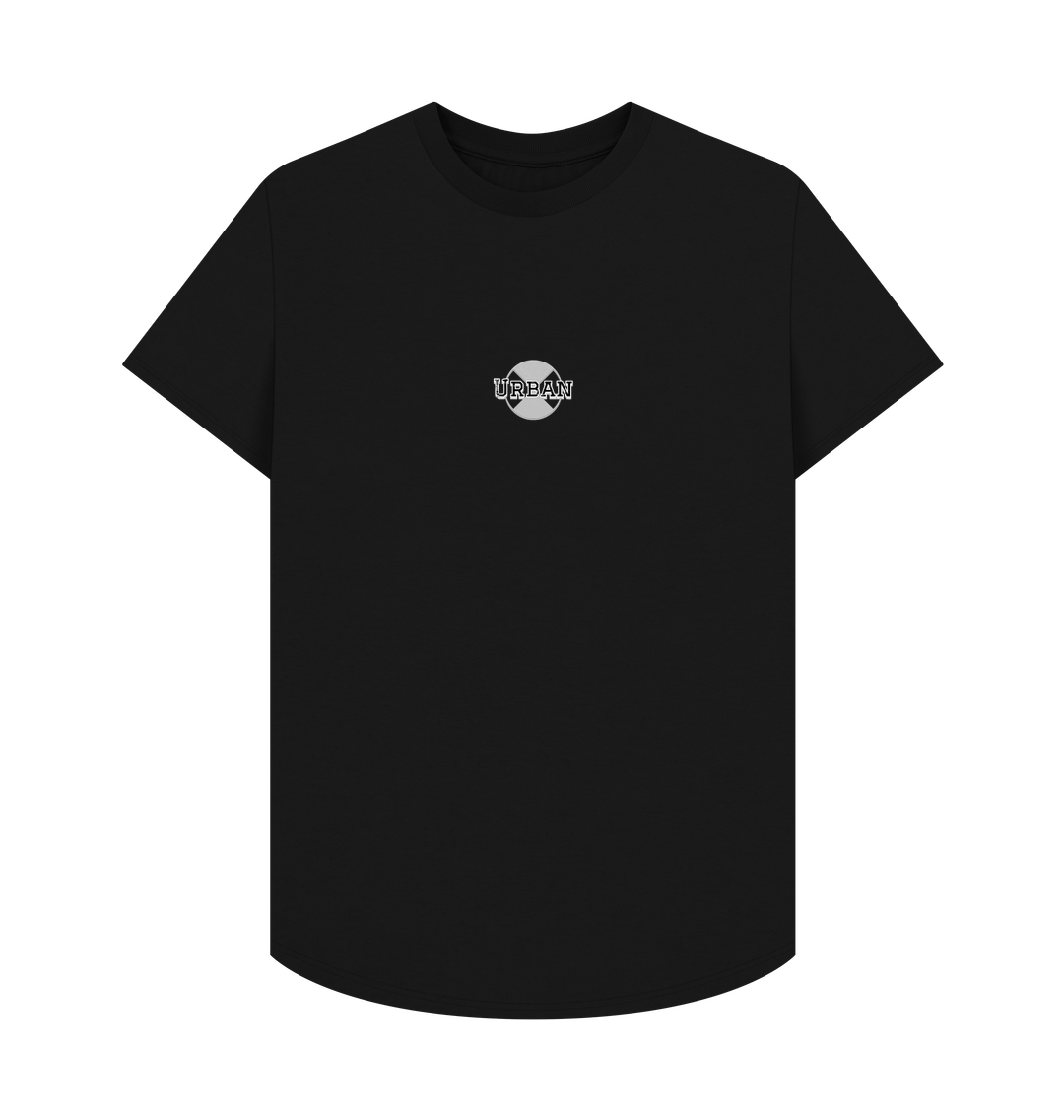 Black Printed T-shirt Front