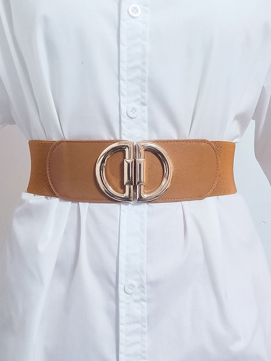 D Buckle Elastic Belt - Premium Belt from Trendsi - Just $8.79! Shop now at Craftklart.store