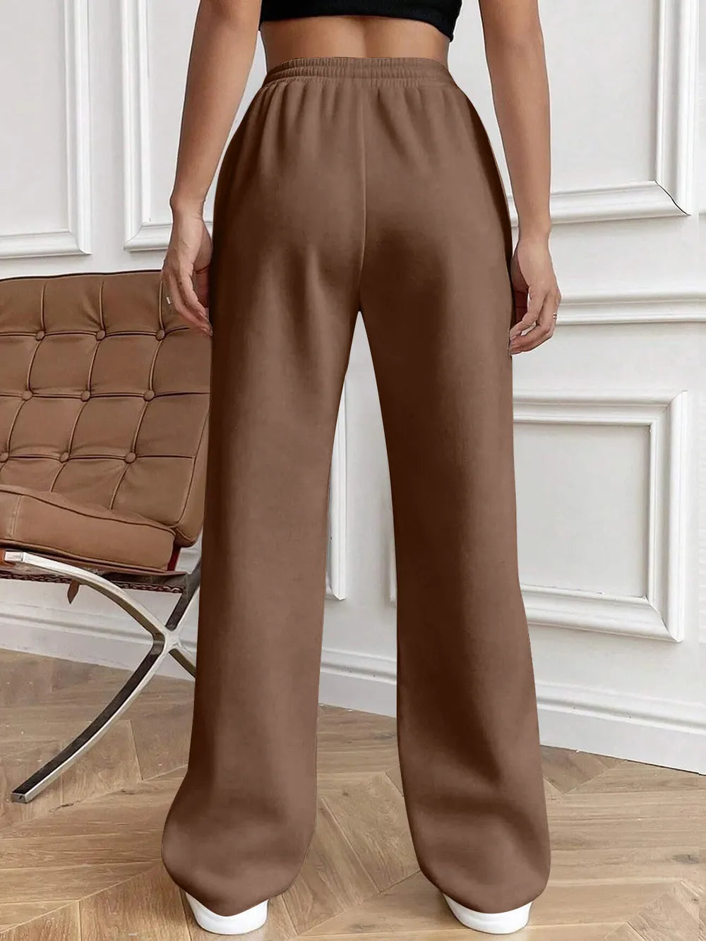Drawstring Elastic Waist Pants with Pockets - Premium Pants from Trendsi - Just $26.74! Shop now at Craftklart.store