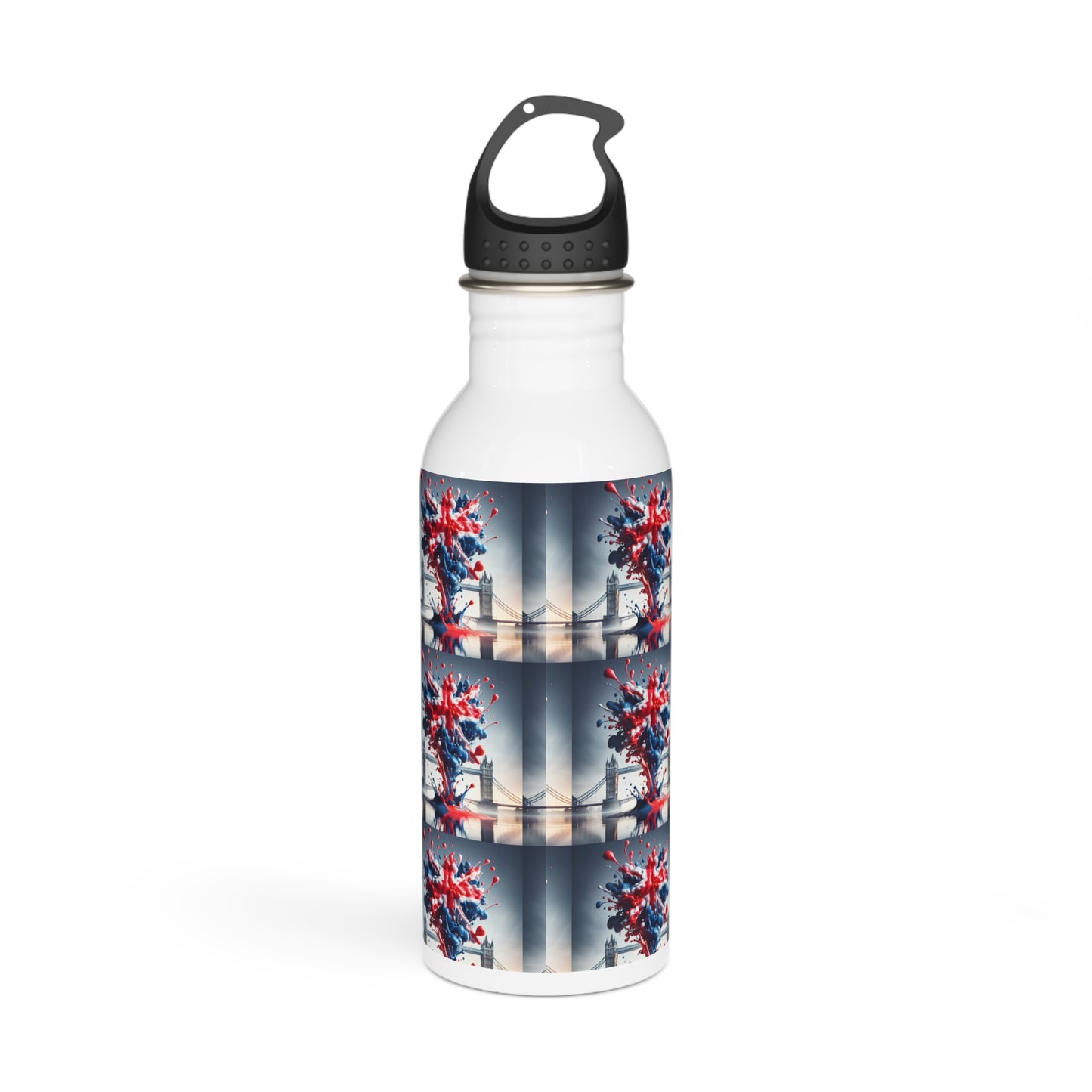 Patriotic Stainless Steel Water Bottle - Union Jack Design - Premium Water Bottle from Printify - Just $15.47! Shop now at Craftklart.store