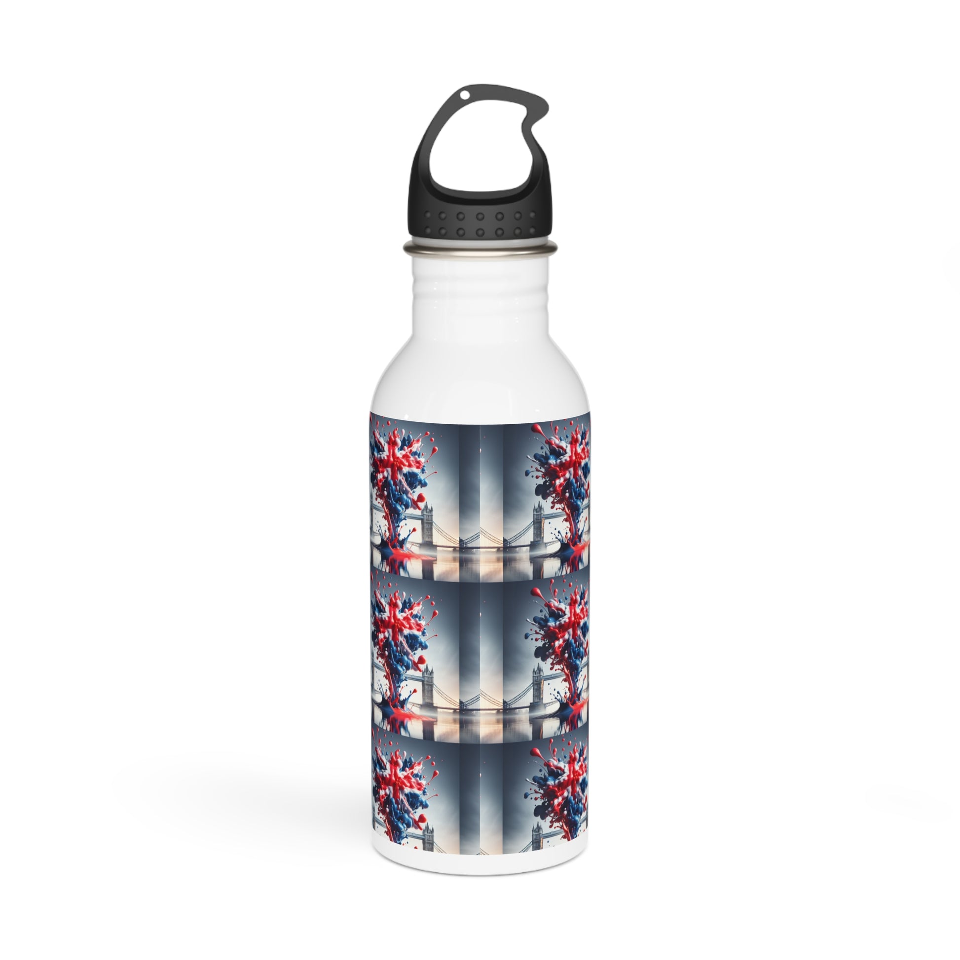 Patriotic Stainless Steel Water Bottle - Union Jack Design - Premium Water Bottle from Printify - Just $15.47! Shop now at Craftklart.store