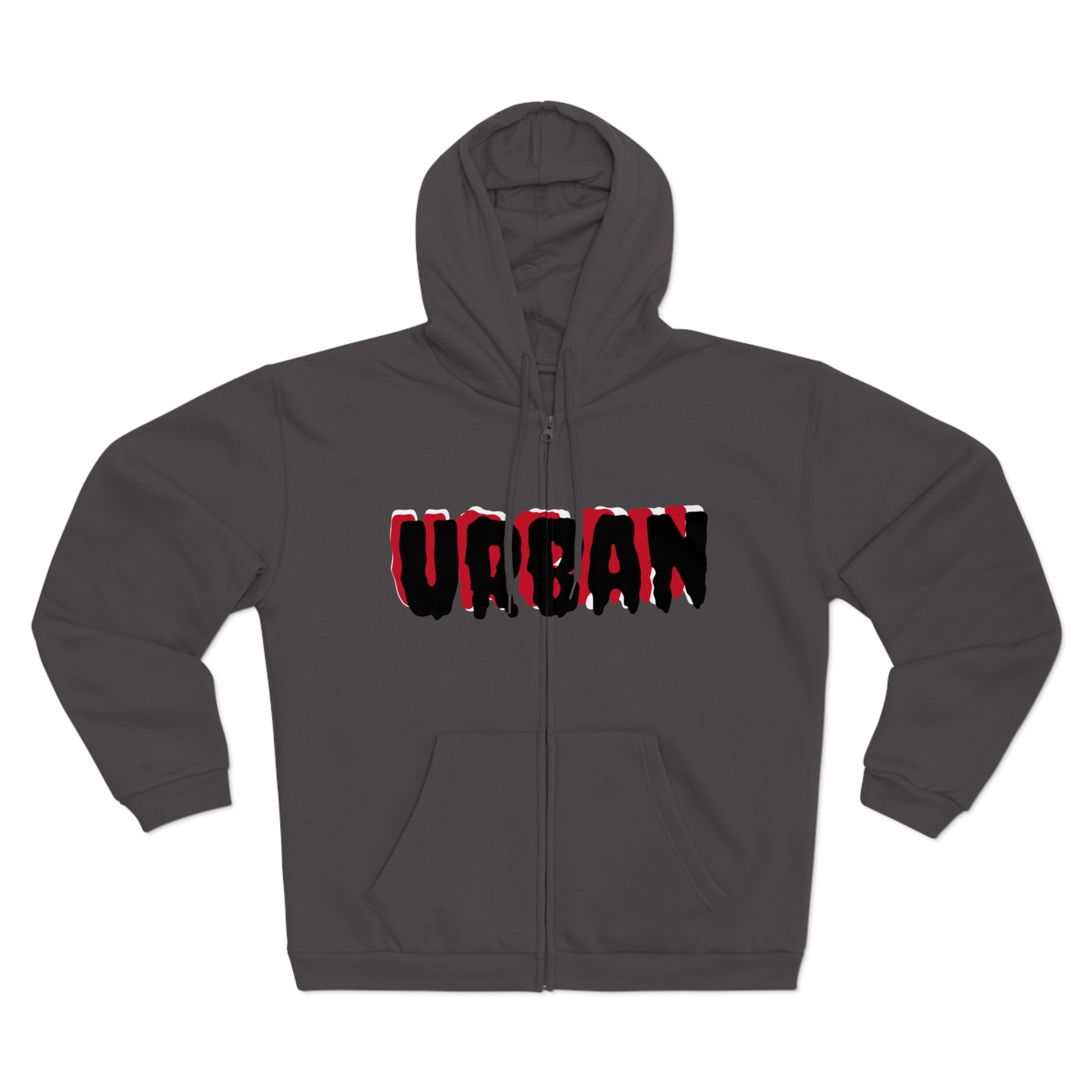 Urban Street Unisex Hooded Zip Sweatshirt - Premium Hoodie from Craftklart.store - Just $44.10! Shop now at Craftklart.store