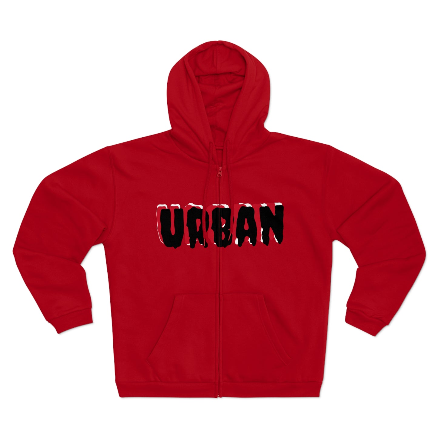 Urban Street Unisex Hooded Zip Sweatshirt - Premium Hoodie from Craftklart.store - Just $44.10! Shop now at Craftklart.store