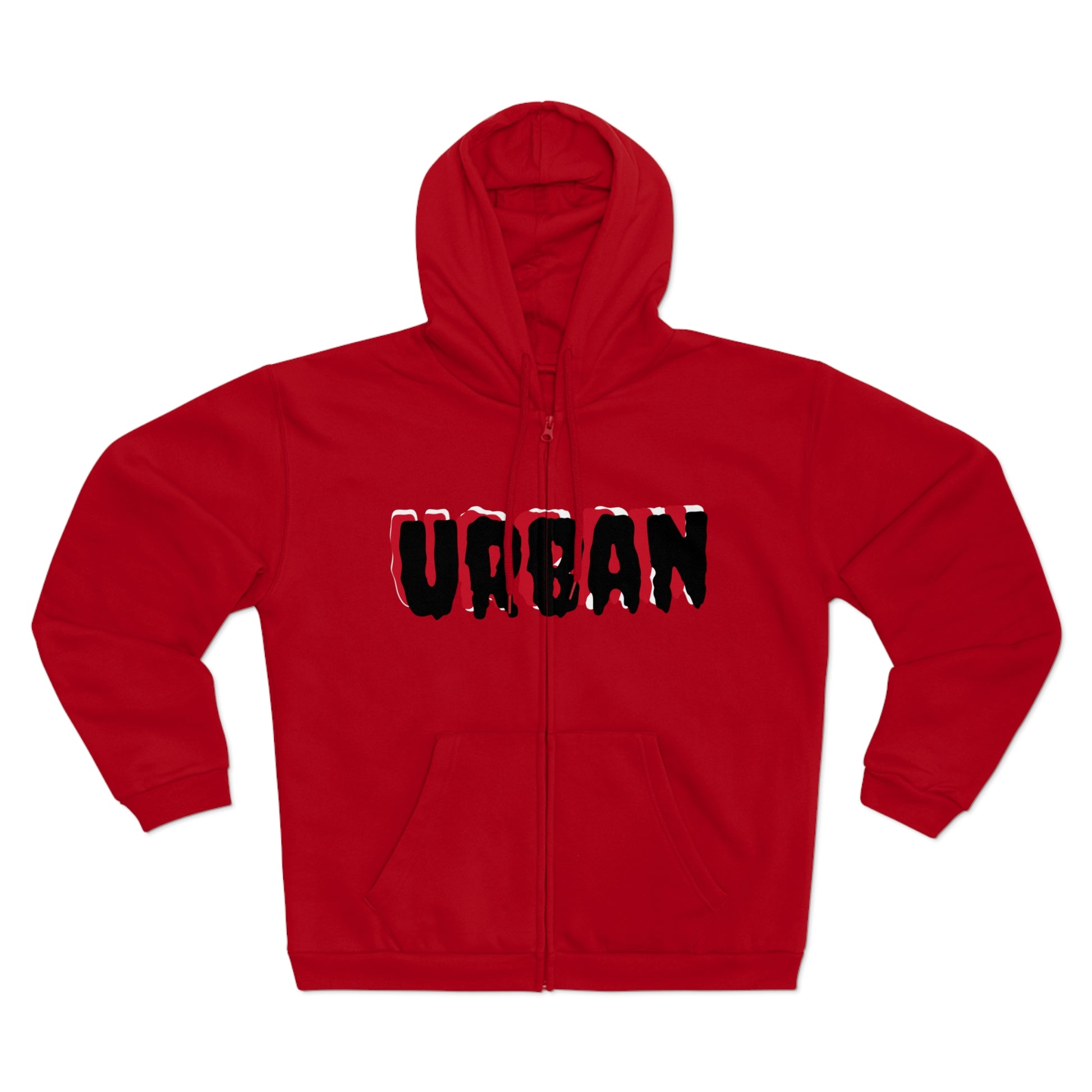 Urban Street Unisex Hooded Zip Sweatshirt - Premium Hoodie from Craftklart.store - Just $44.10! Shop now at Craftklart.store