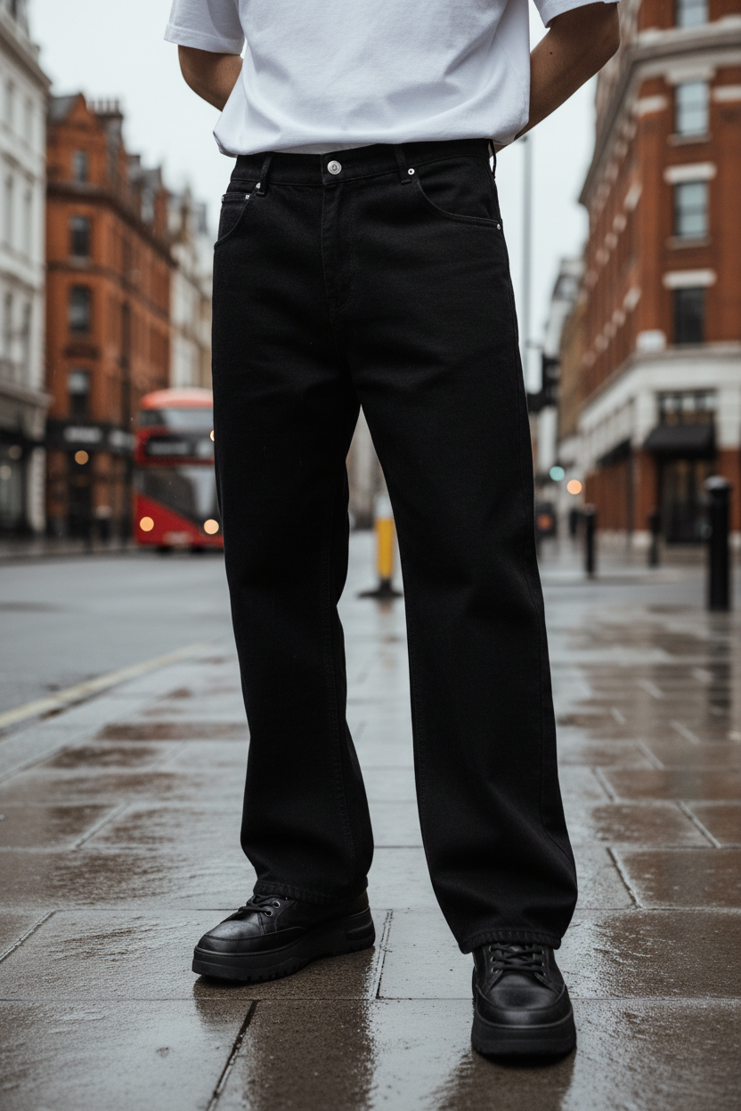 The Unseen Denim — Relaxed Straight-Leg Jeans