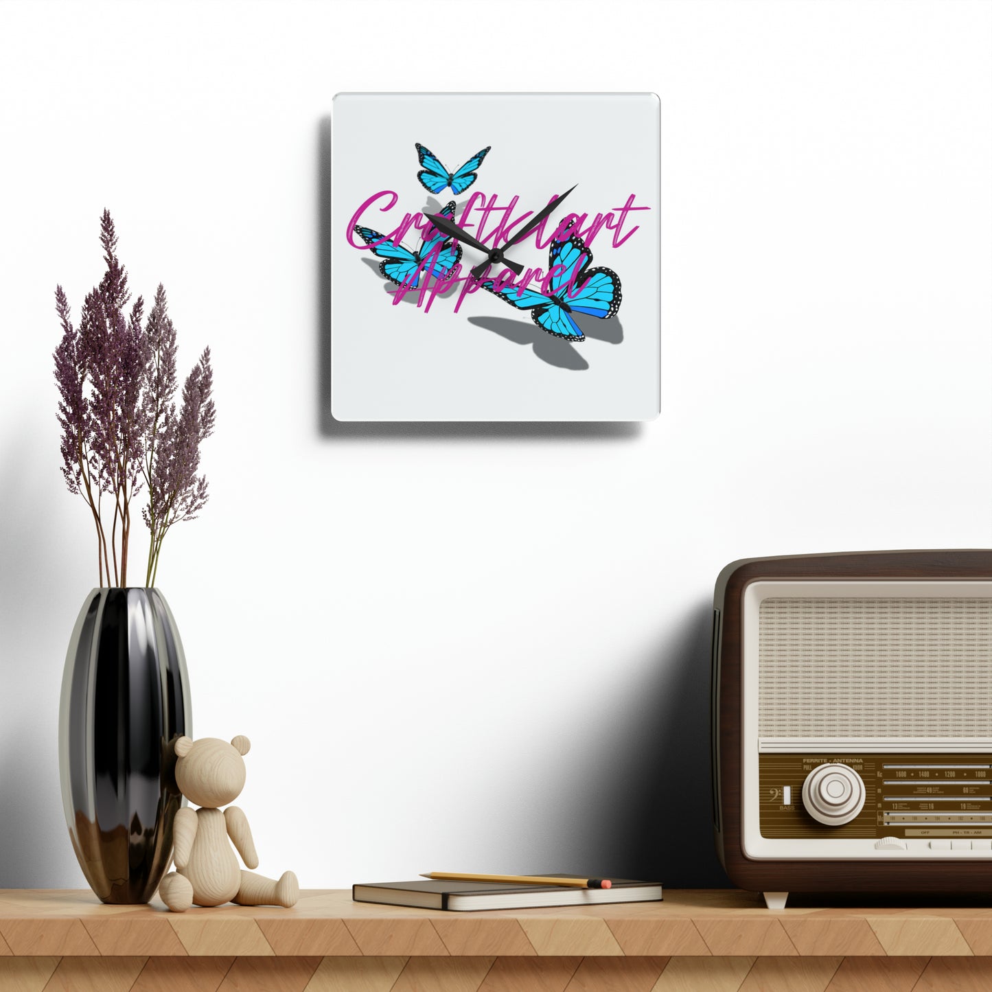 acrylic clocks