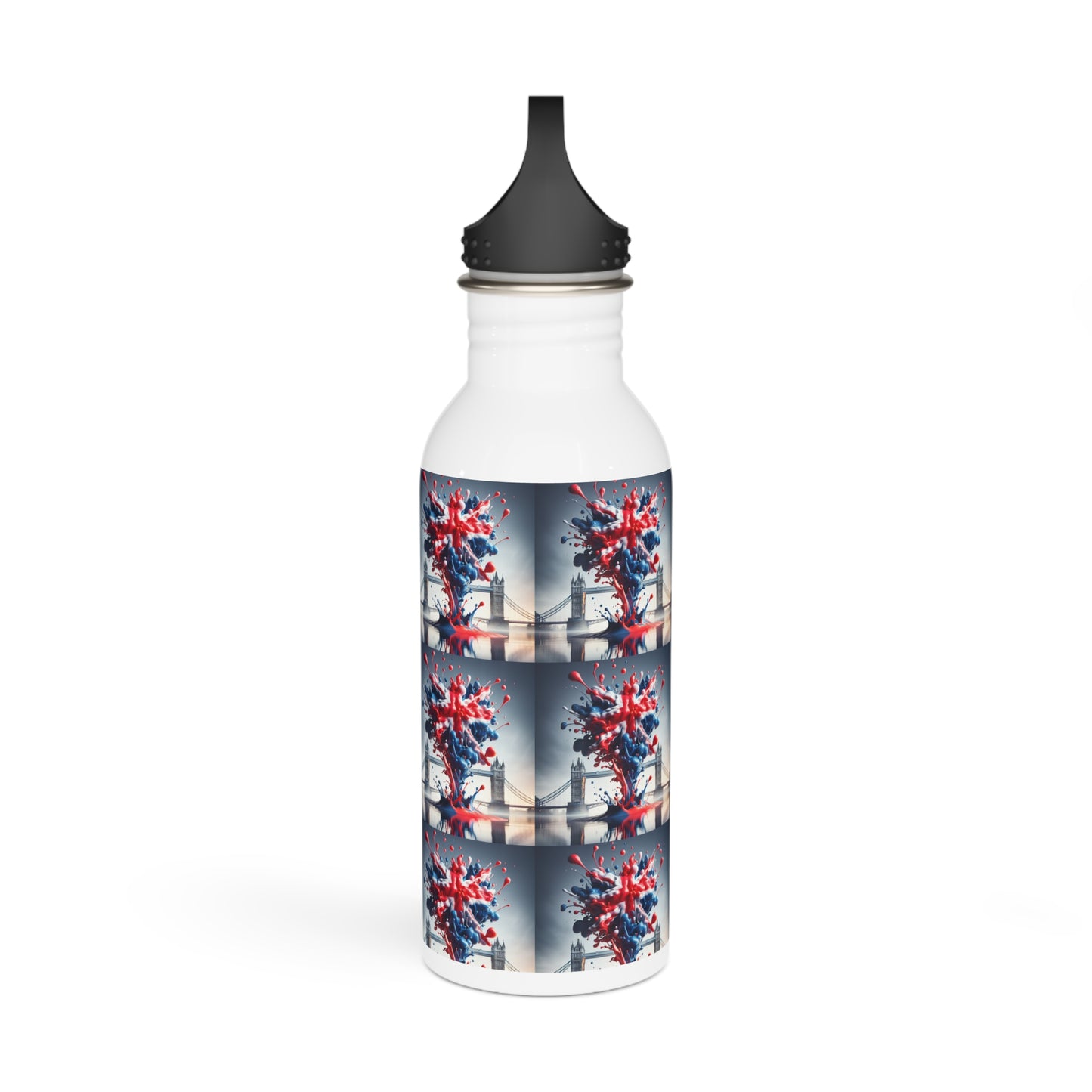 Patriotic Stainless Steel Water Bottle - Union Jack Design - Premium Water Bottle from Printify - Just $15.47! Shop now at Craftklart.store