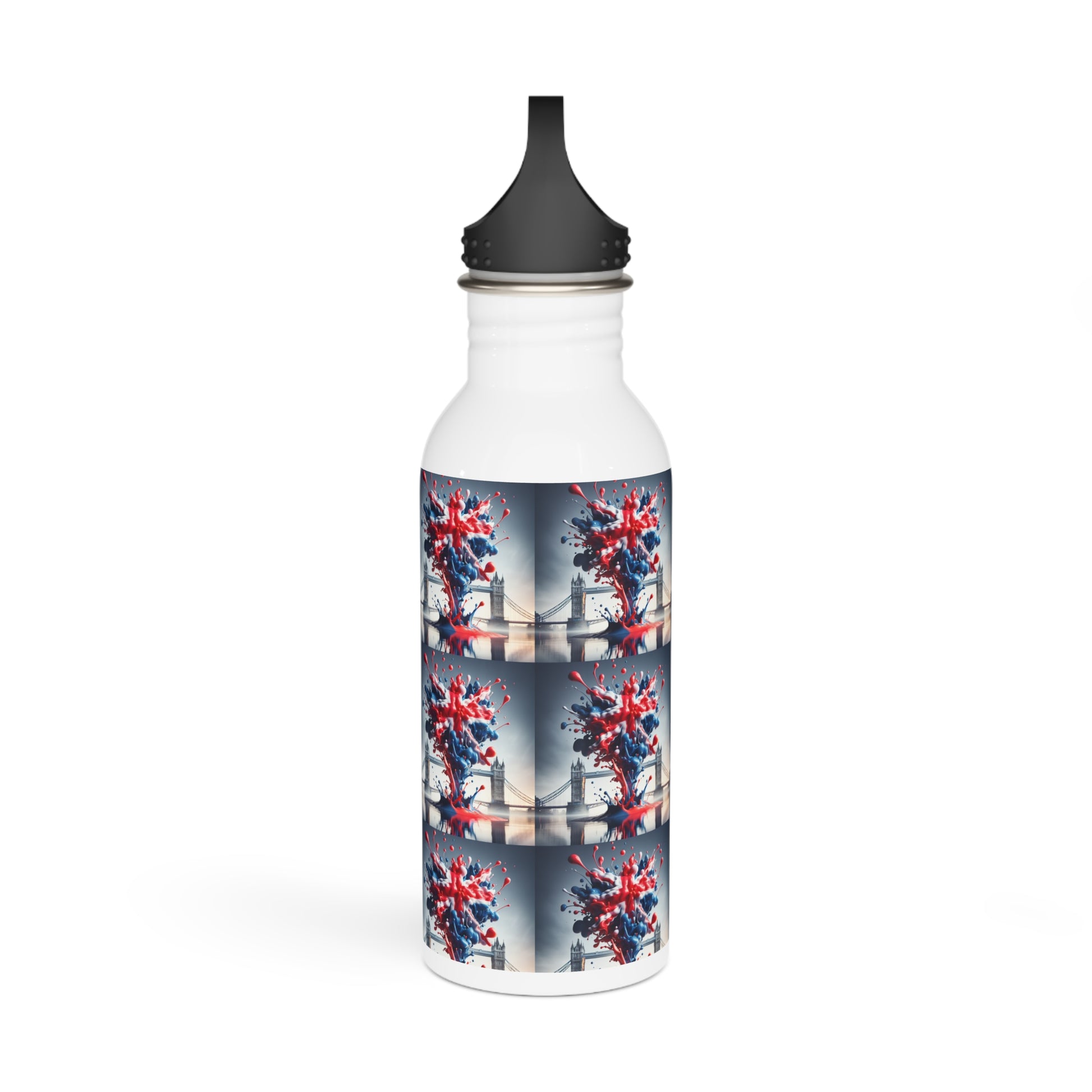 Patriotic Stainless Steel Water Bottle - Union Jack Design - Premium Water Bottle from Printify - Just $15.47! Shop now at Craftklart.store
