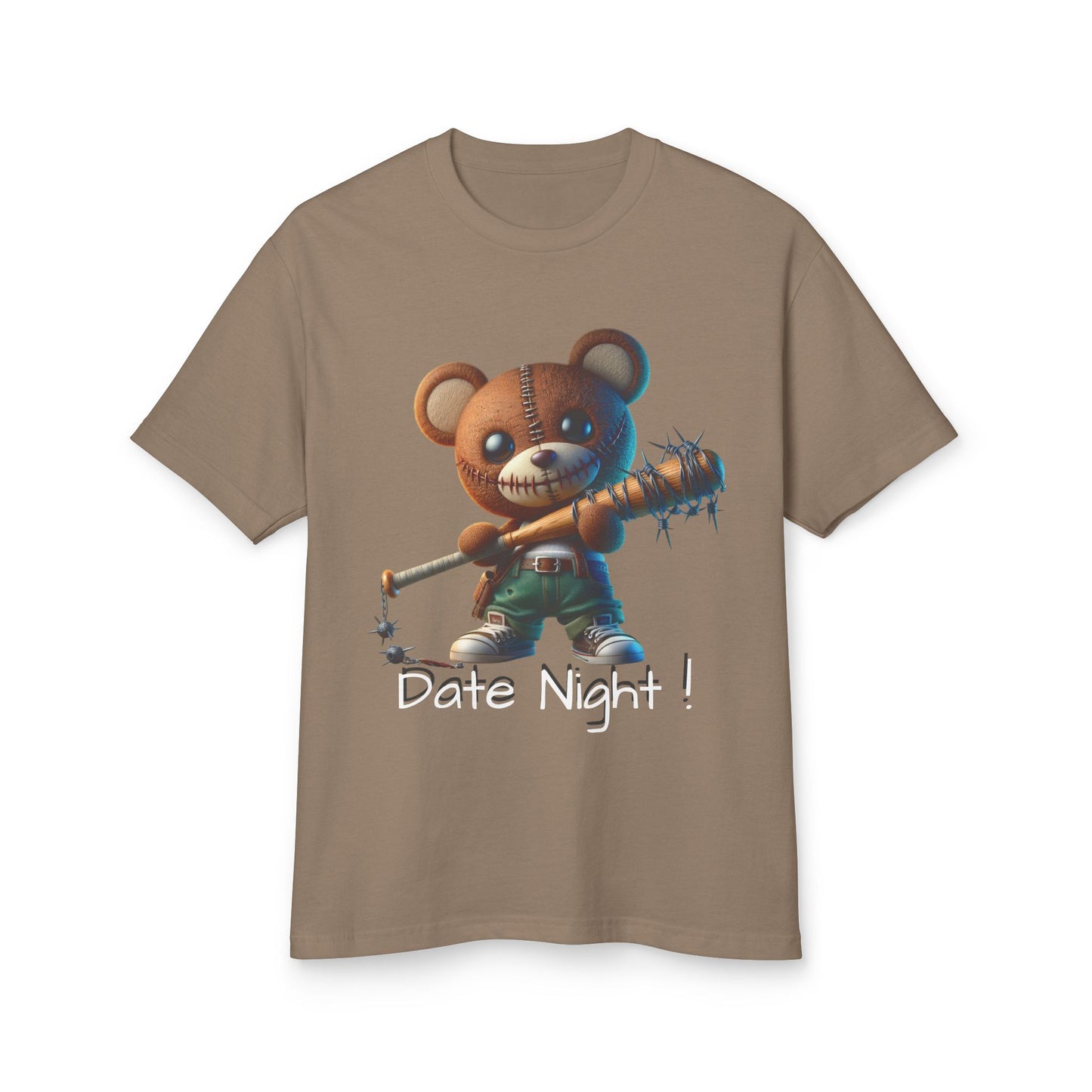 Women's Date Night Garment-Dyed Heavyweight Cotton Tee - Premium T-Shirt from Craftklart.store - Just $22.65! Shop now at Craftklart.store