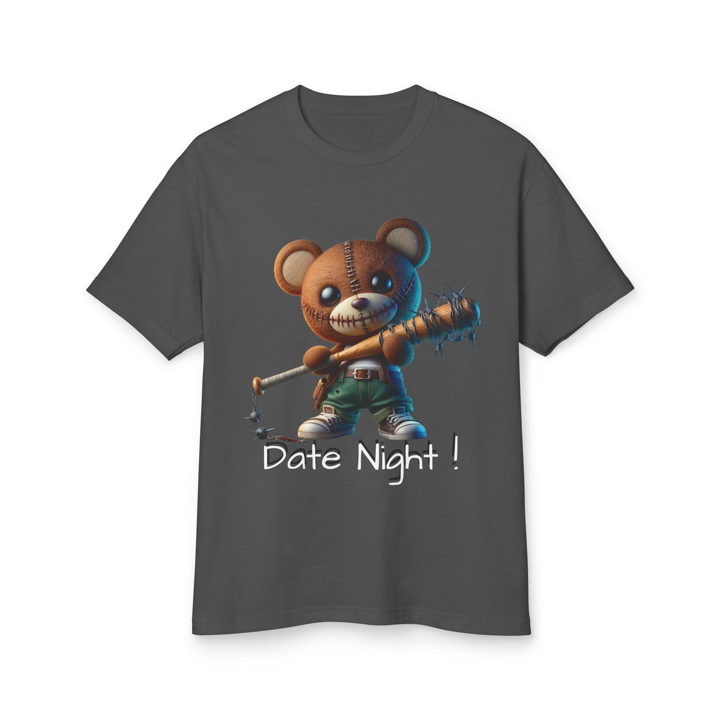 Women's Date Night Garment-Dyed Heavyweight Cotton Tee - Premium T-Shirt from Craftklart.store - Just $22.65! Shop now at Craftklart.store