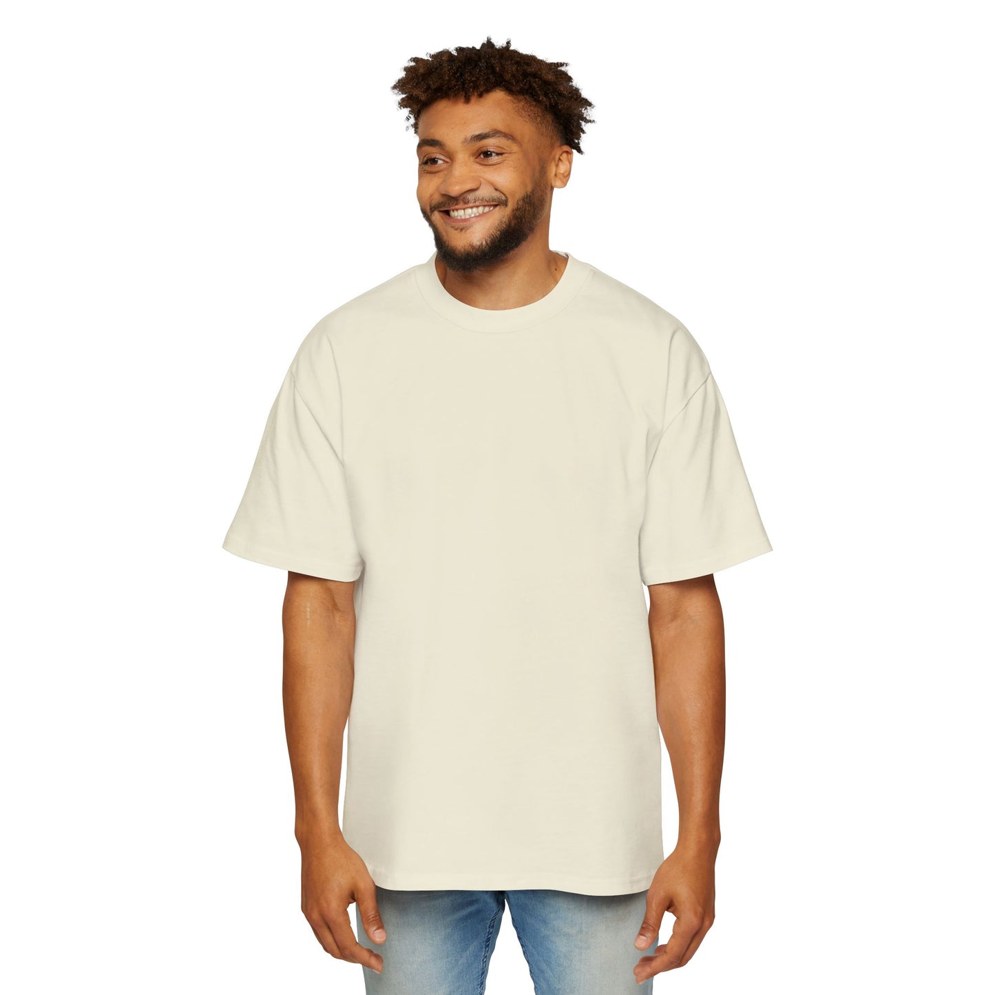 Urban Men's Heavy Oversized Tee - Premium T-Shirt from Craftklart.store - Just $33.73! Shop now at Craftklart.store