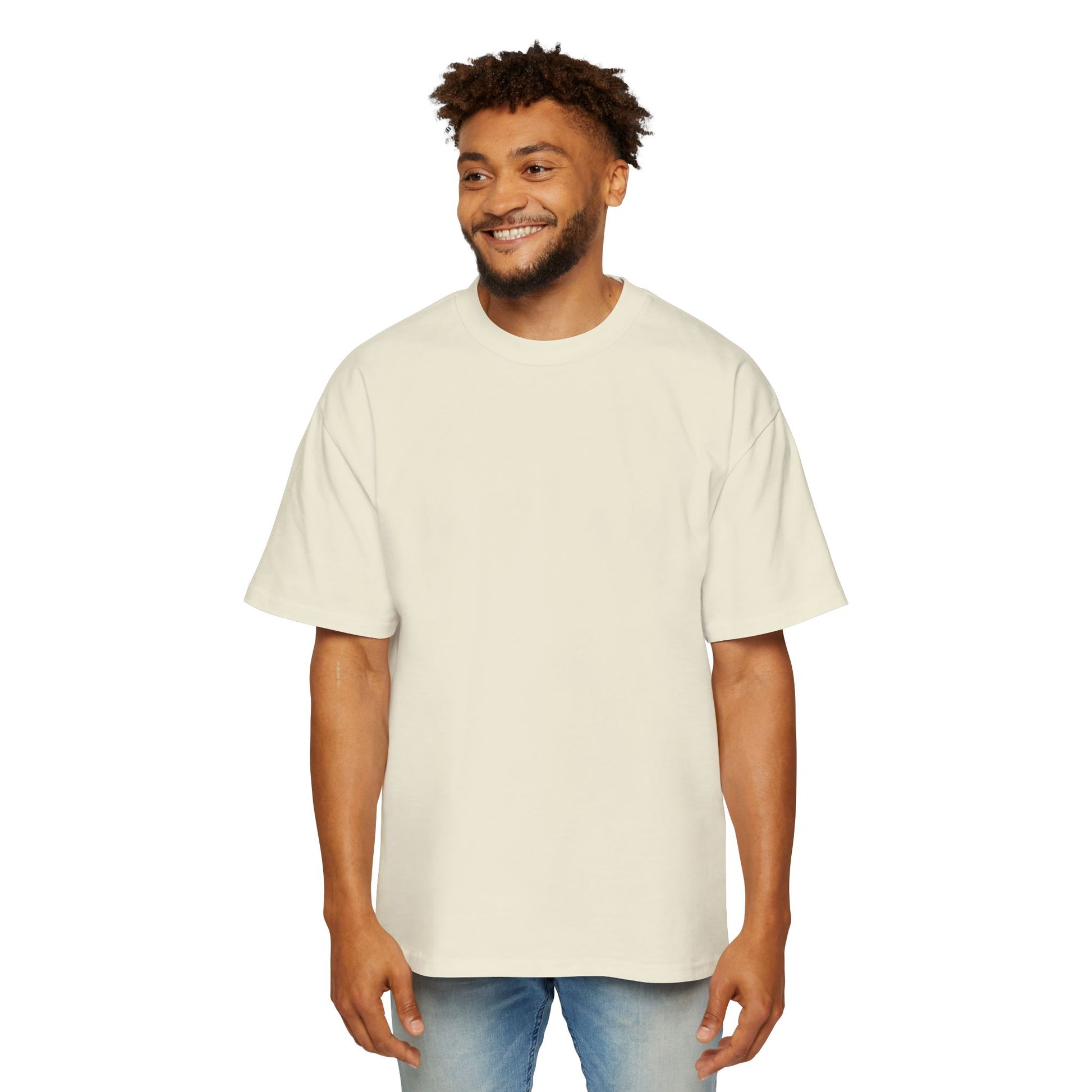Urban Men's Heavy Oversized Tee - Premium T-Shirt from Craftklart.store - Just $33.73! Shop now at Craftklart.store