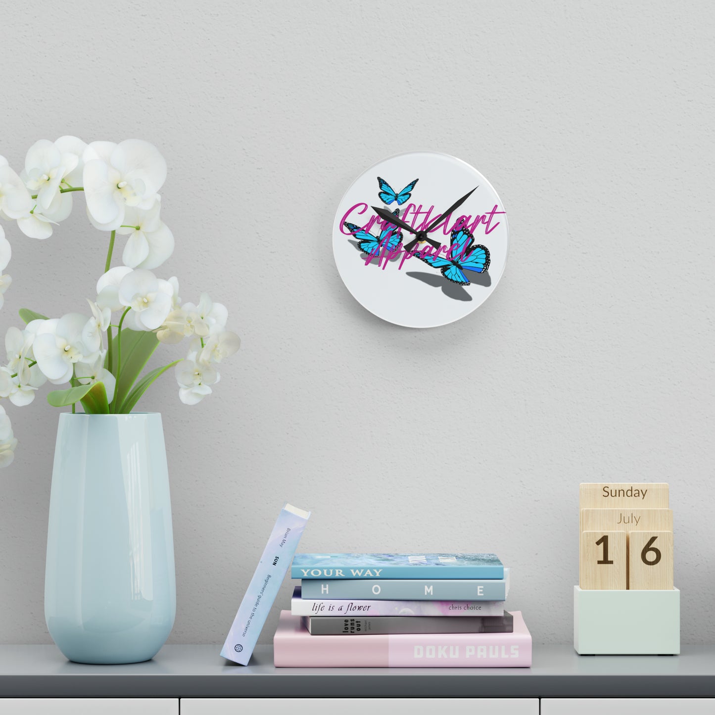 acrylic clocks