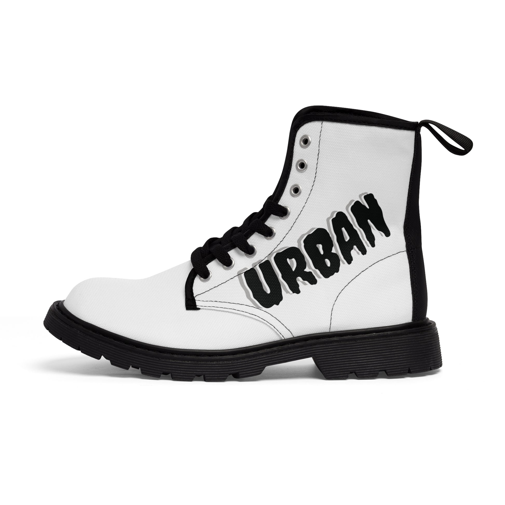 Men's  White Urban Canvas Boots - Premium Boots from Craftklart.store - Just $79.99! Shop now at Craftklart.store