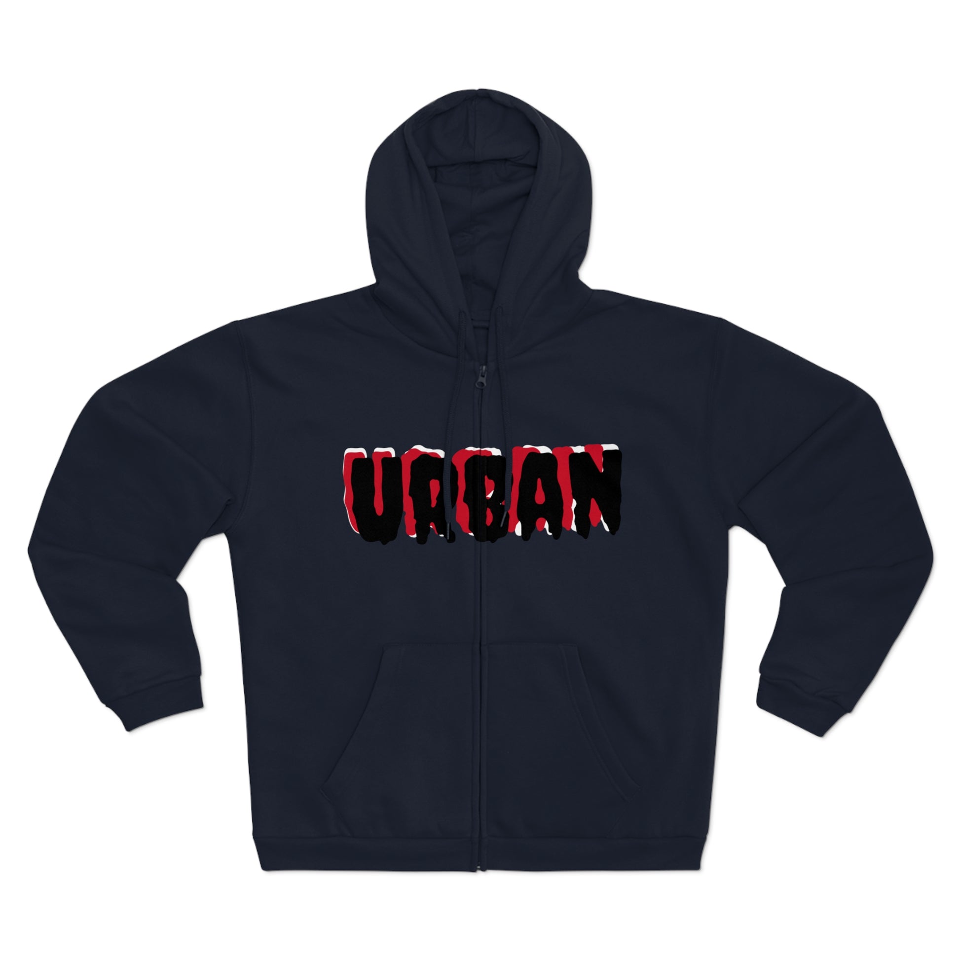Urban Street Unisex Hooded Zip Sweatshirt - Premium Hoodie from Craftklart.store - Just $44.10! Shop now at Craftklart.store
