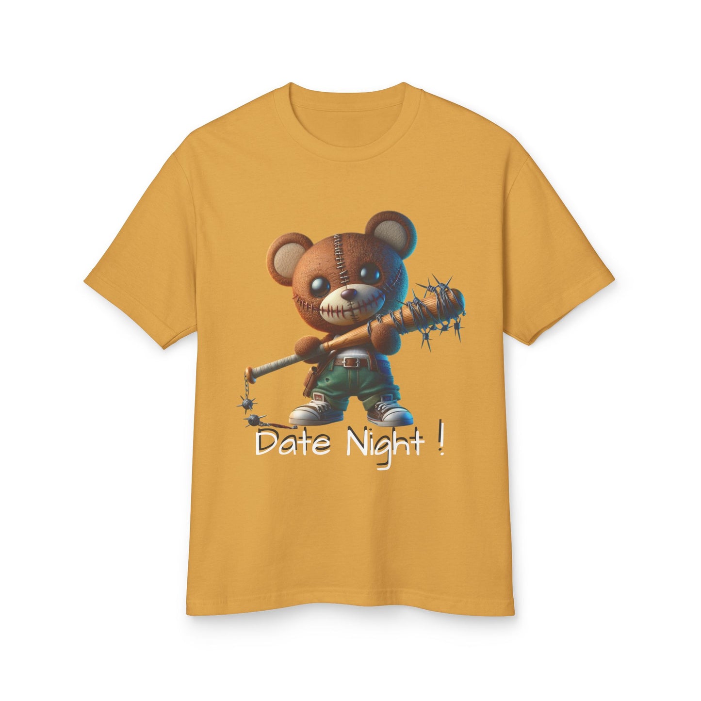 Women's Date Night Garment-Dyed Heavyweight Cotton Tee - Premium T-Shirt from Craftklart.store - Just $22.65! Shop now at Craftklart.store