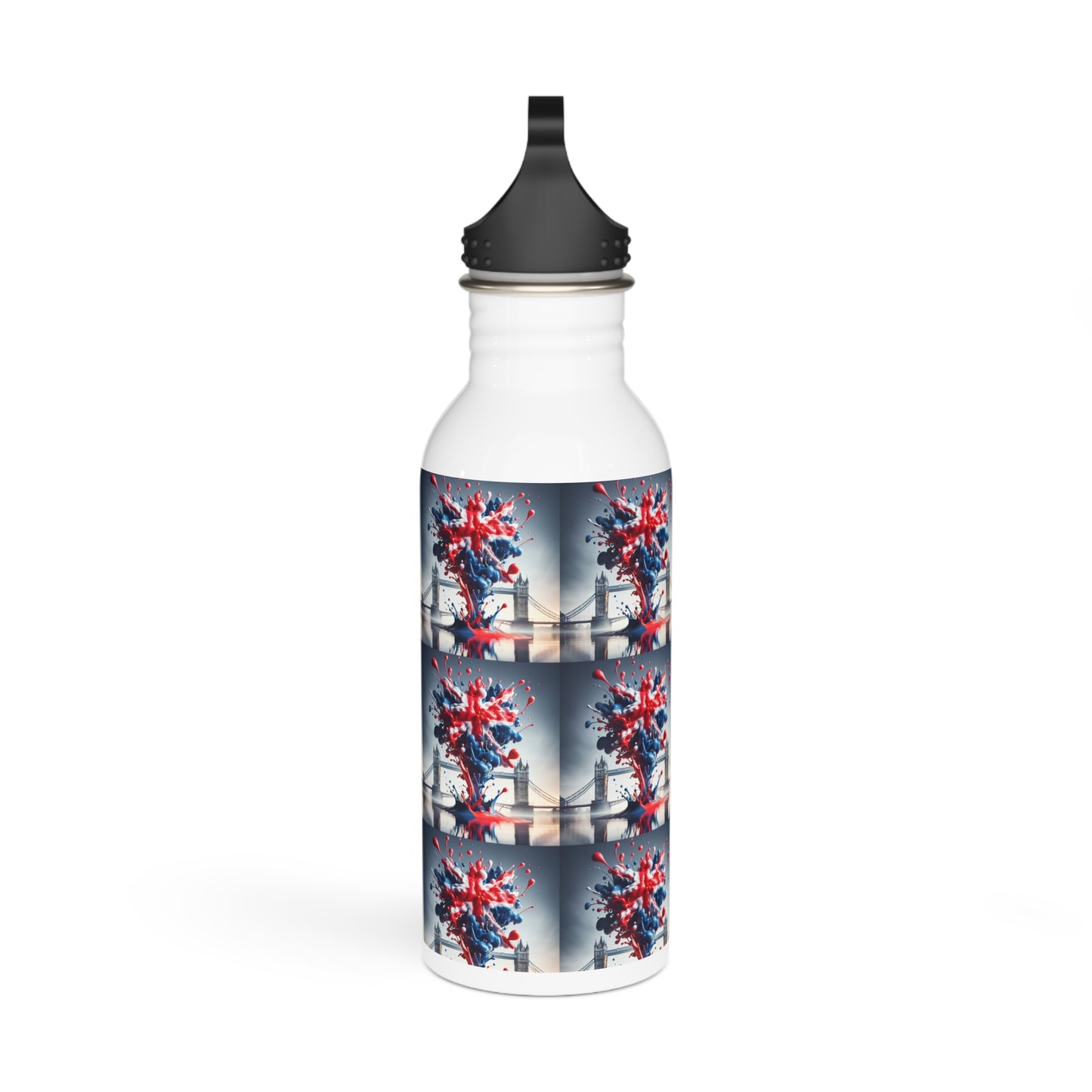 Patriotic Stainless Steel Water Bottle - Union Jack Design - Premium Water Bottle from Printify - Just $15.47! Shop now at Craftklart.store