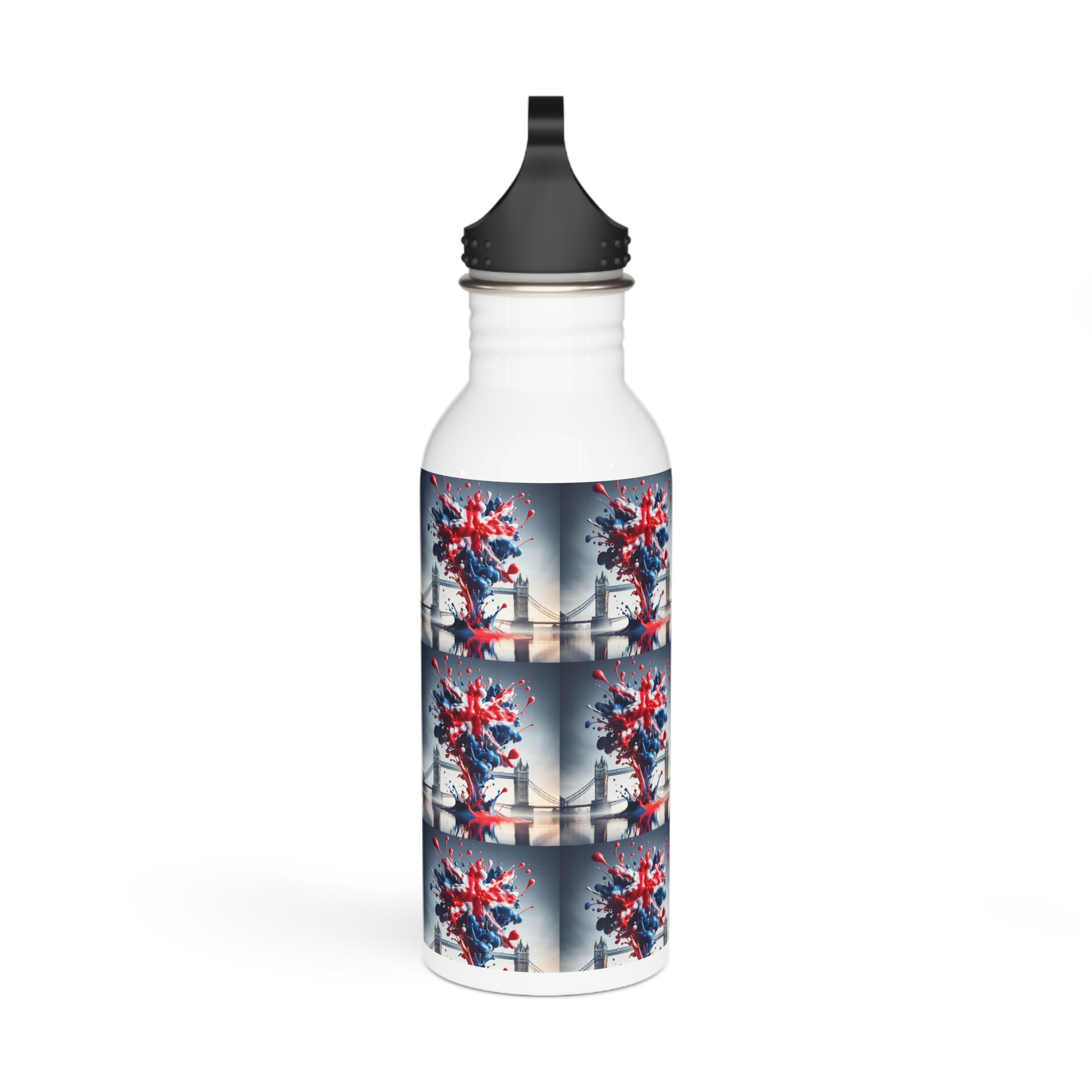 Patriotic Stainless Steel Water Bottle - Union Jack Design - Premium Water Bottle from Printify - Just $15.47! Shop now at Craftklart.store