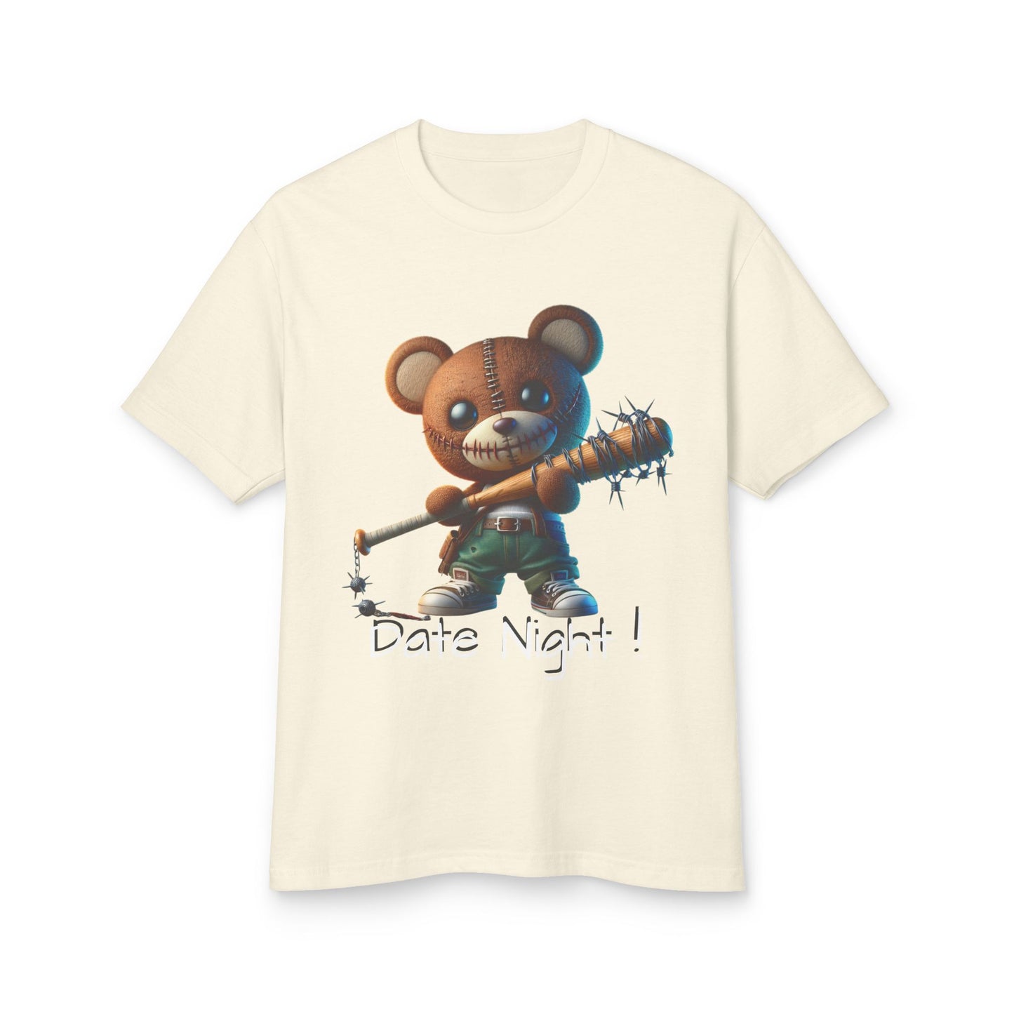 Women's Date Night Garment-Dyed Heavyweight Cotton Tee - Premium T-Shirt from Craftklart.store - Just $22.65! Shop now at Craftklart.store