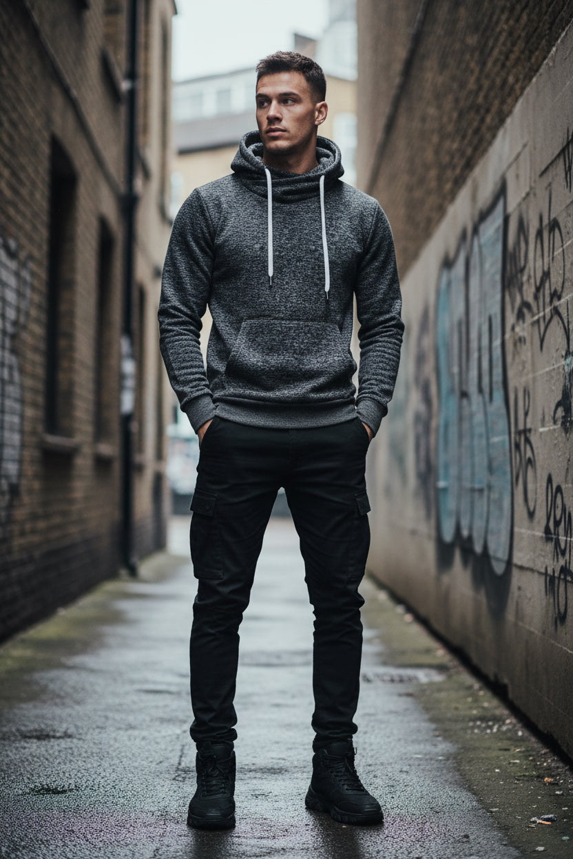 Oversized Fleece Hoodie – Men's Streetwear Essential | Minimalist Streetwear | Craftklart