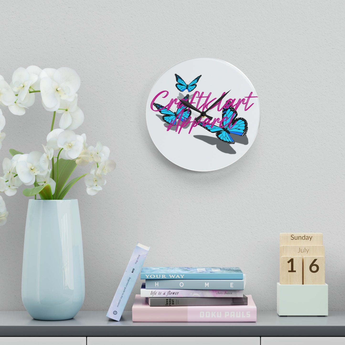 acrylic clocks