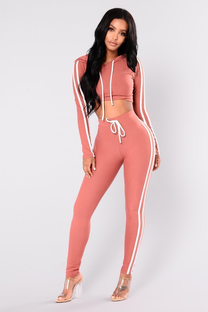 Women’s Tracksuit Crop Top Hoodies Pants Sets - Craftklart.store