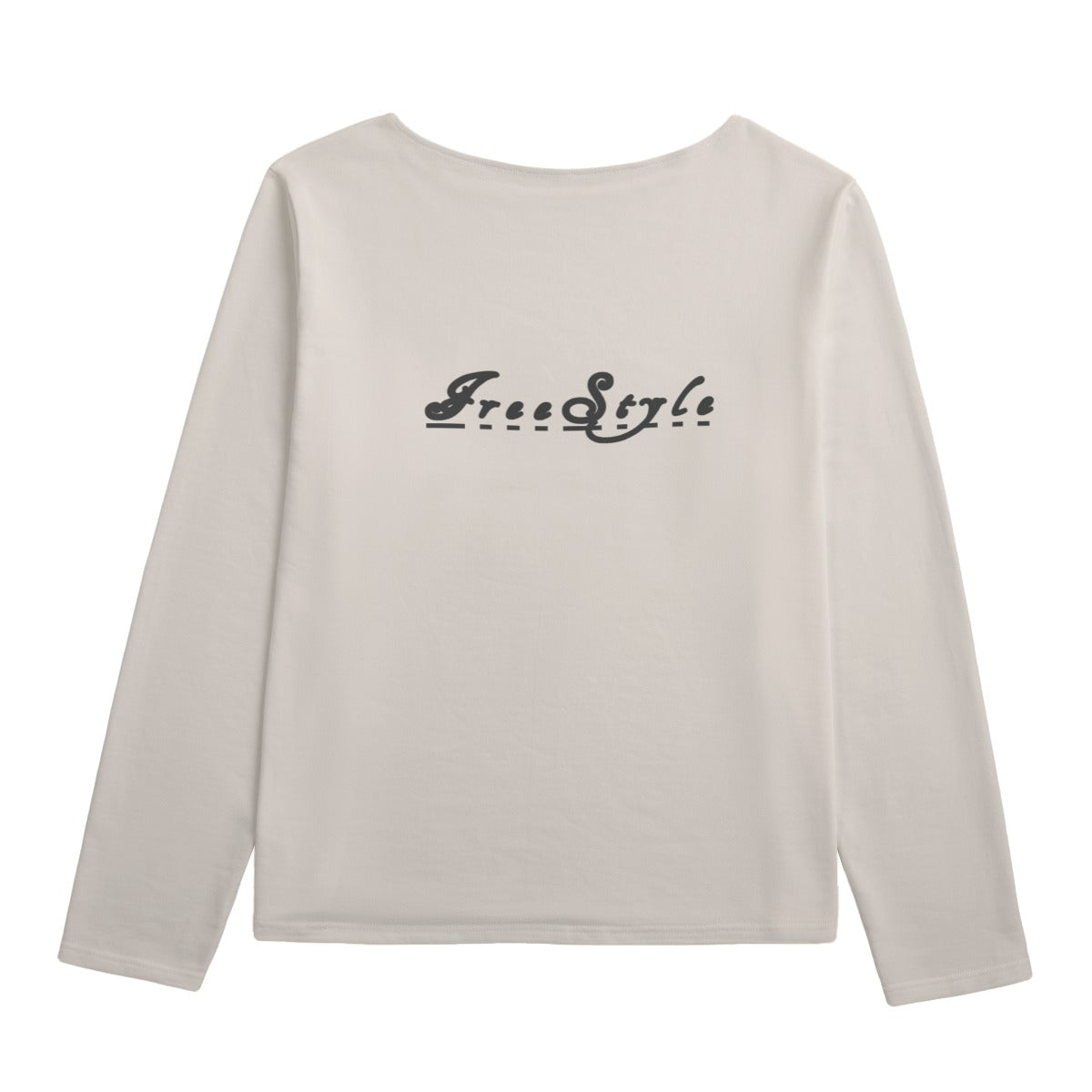 Women's Boat Neckline Sweatshirt With Chest Pocket - Premium Sweater from Craftklart.store - Just $75.30! Shop now at Craftklart.store