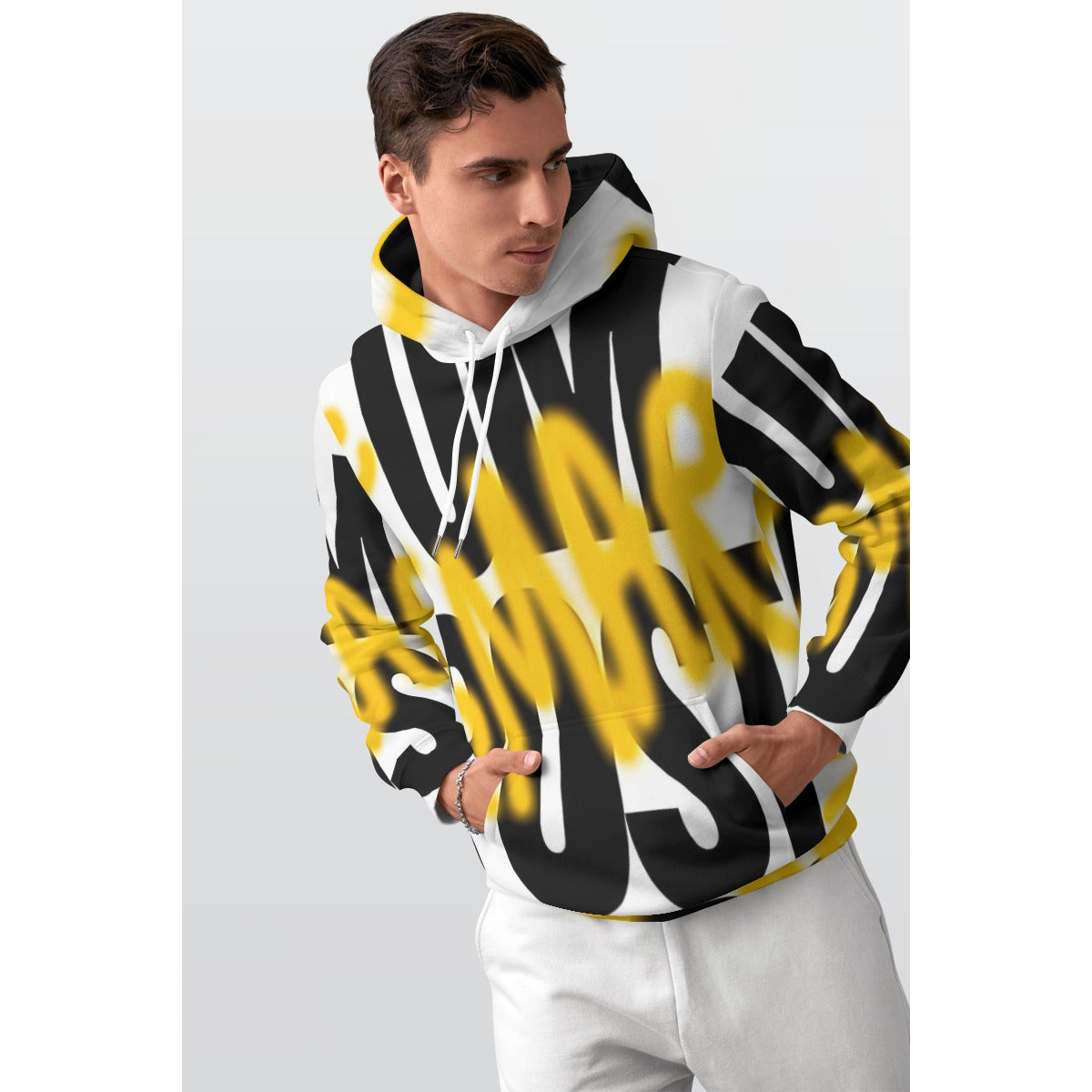 Urban Streetwear Men's Thicken Pullover Hoodie