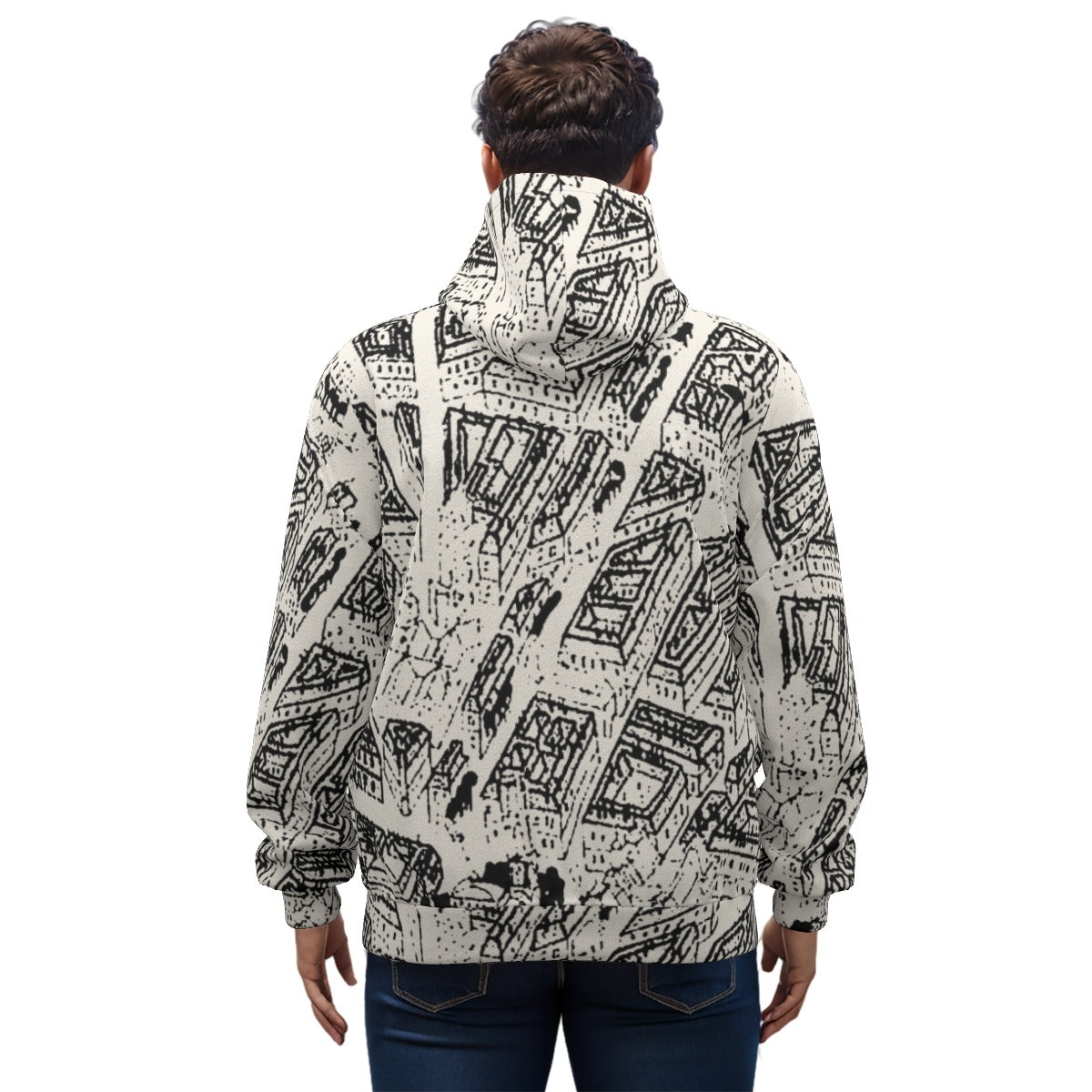 Craftklart (AOP)04 Pullover Hoodie With Zipper Closure | 310GSM Cotton - Premium Hoodies from Yoycol - Just $42! Shop now at Craftklart.store