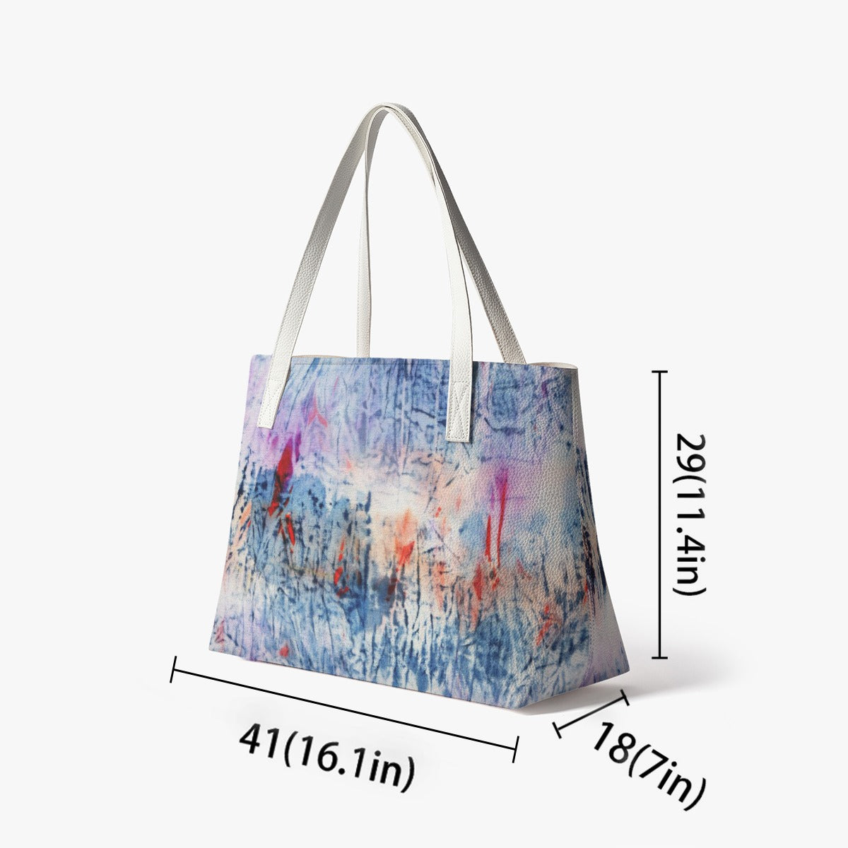 Stylish Summer Meadow (AOP) PU Leather Tote Bag - Premium Handbags from Yoycol - Just $29.36! Shop now at Craftklart.store