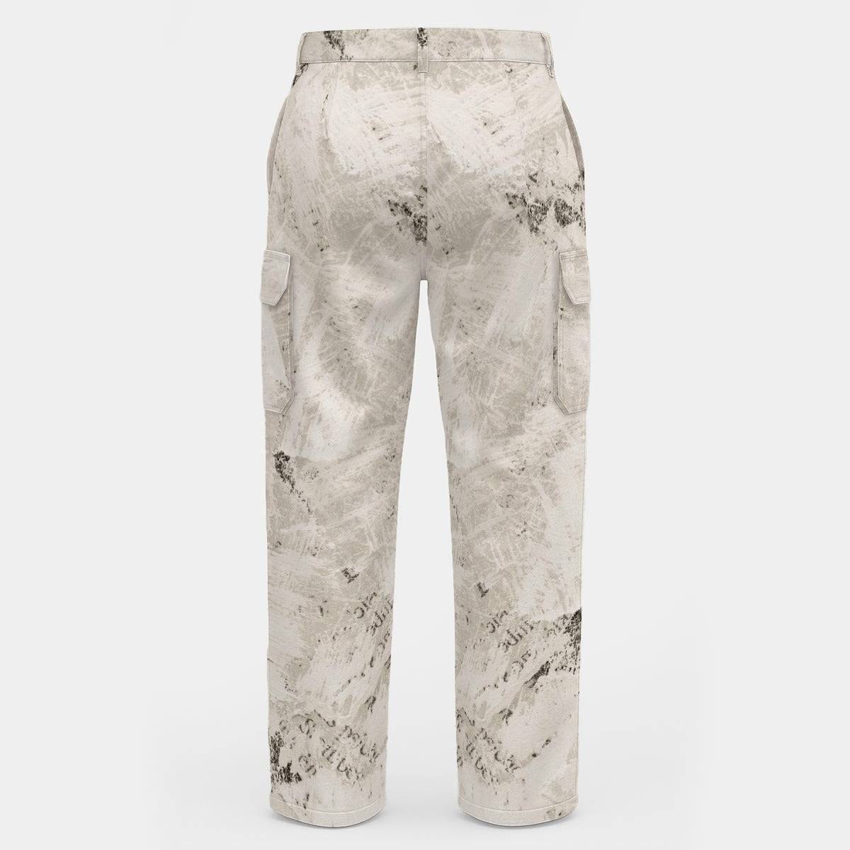Urban Autumn men's cargo pants by Yoycol, featuring multiple pockets and relaxed fit, displayed in a casual outdoor setting.