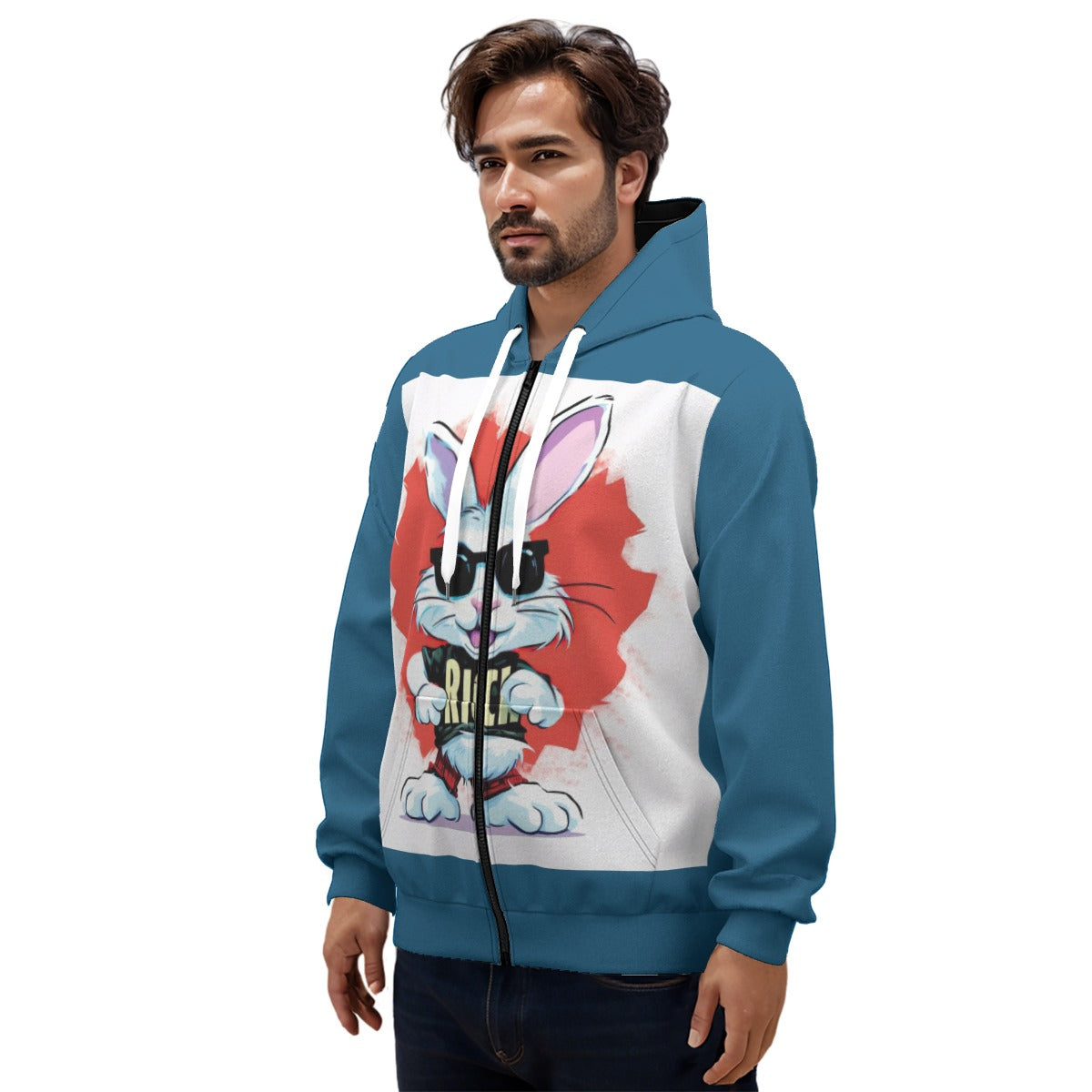 Unisex Cotton Pullover Hoodie With Zipper Closure - Premium Hoodies from Yoycol - Just $48! Shop now at Craftklart.store