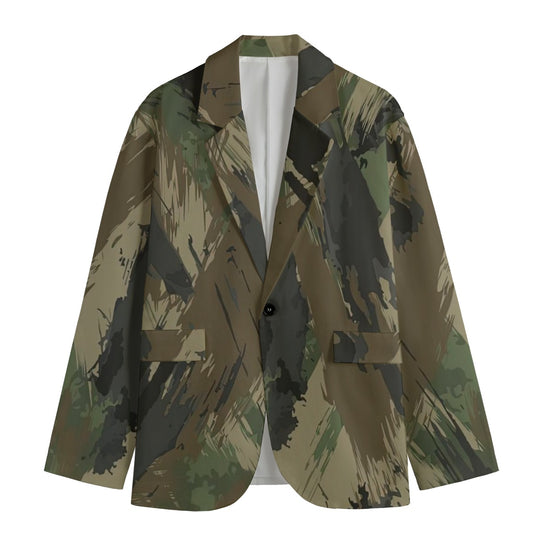 Men's Casual Flat Lapel Collar Cotton Blazer - Premium Blazer from Yoycol - Just $49! Shop now at Craftklart.store