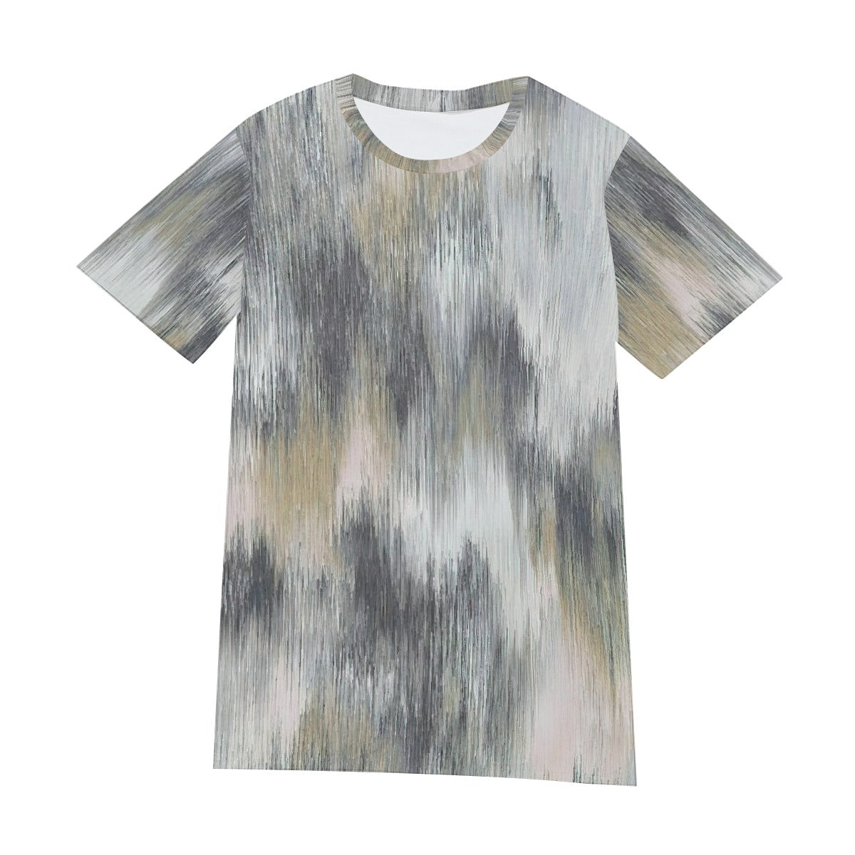 Grey Urban All-Over Print Men's O-Neck T-Shirt | 190GSM Cotton - Premium T-shirt from Craftklart.store - Just $22! Shop now at Craftklart.store