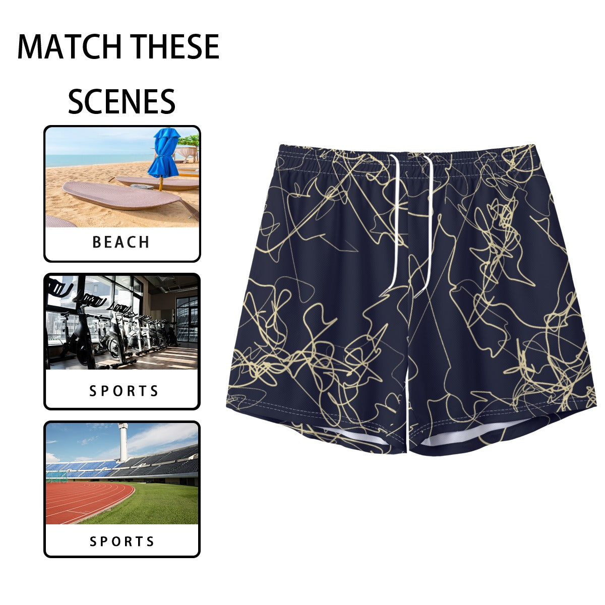 Men's Craftklart (AOP) 02 Pocket Customizable Shorts - Premium Shorts from Yoycol - Just $18! Shop now at Craftklart.store