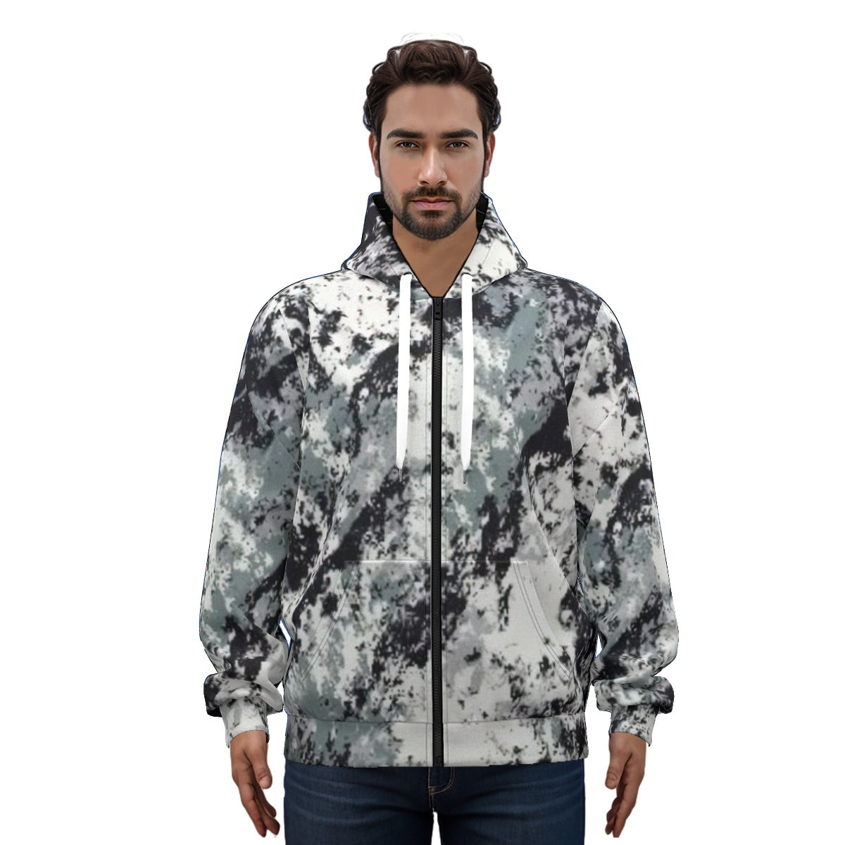 Men's Cotton Pullover Hoodie With Zipper Closure - Premium Hoodie from Yoycol - Just $39! Shop now at Craftklart.store