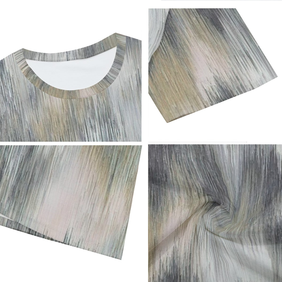 Grey Urban All-Over Print Men's O-Neck T-Shirt | 190GSM Cotton - Premium T-shirt from Craftklart.store - Just $22! Shop now at Craftklart.store