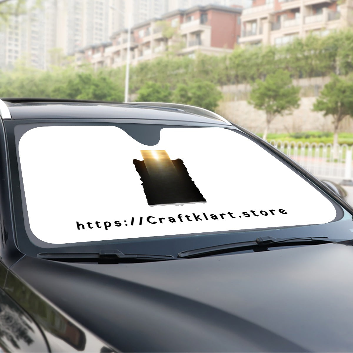 Windshield Sunshade UV Protection, Foldable | 137cm - Premium Windshield from Yoycol - Just $22! Shop now at Craftklart.store