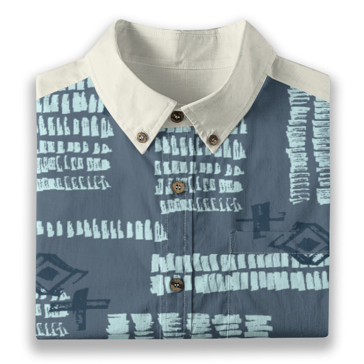 CKL Men's Breathable Cotton Short Sleeve Shirt - Premium Shirt from Yoycol - Just $45! Shop now at Craftklart.store