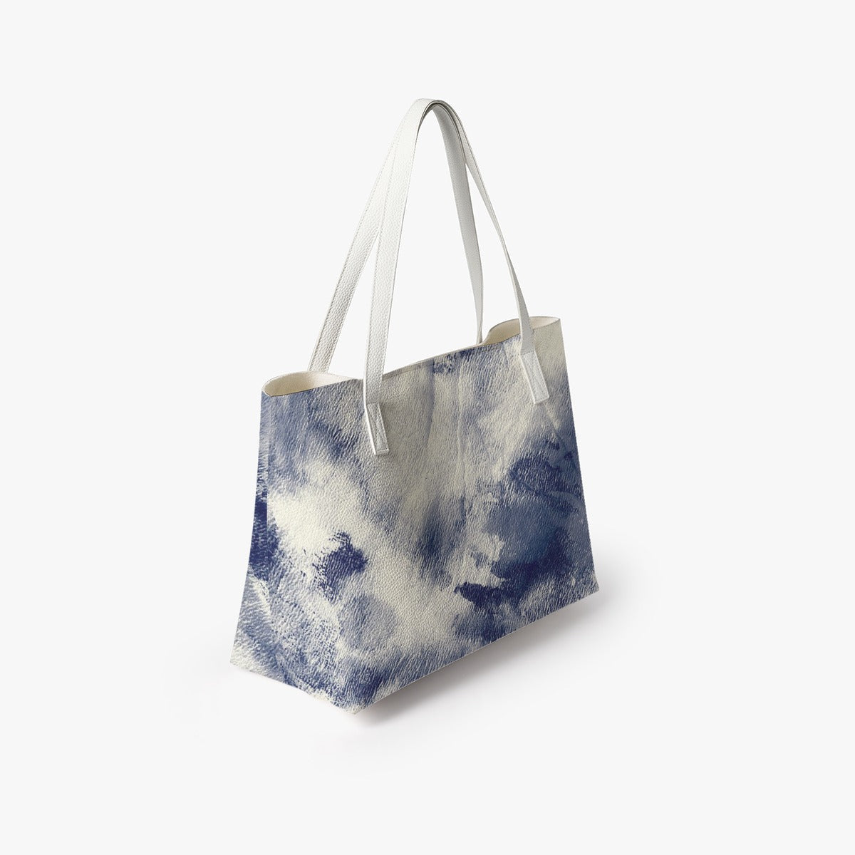 Stylish Summer Ocean Blue PU Leather Tote Bag - Premium Handbags from Yoycol - Just $29.99! Shop now at Craftklart.store