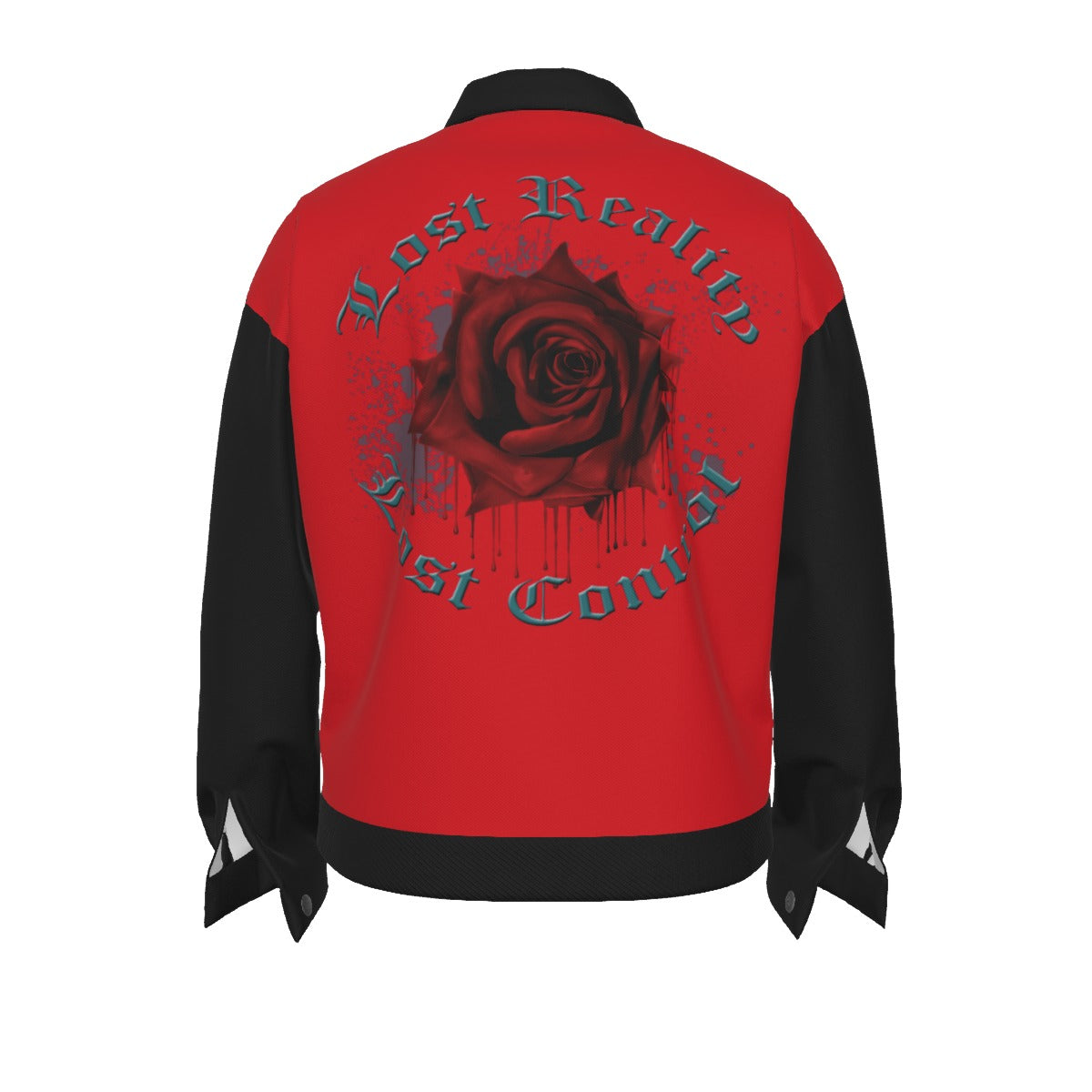 Red CKL All-Over Print Unisex Lapel Jacket | 245GSM Cotton - Premium Jacket from Craftklart.store - Just $49.99! Shop now at Craftklart.store