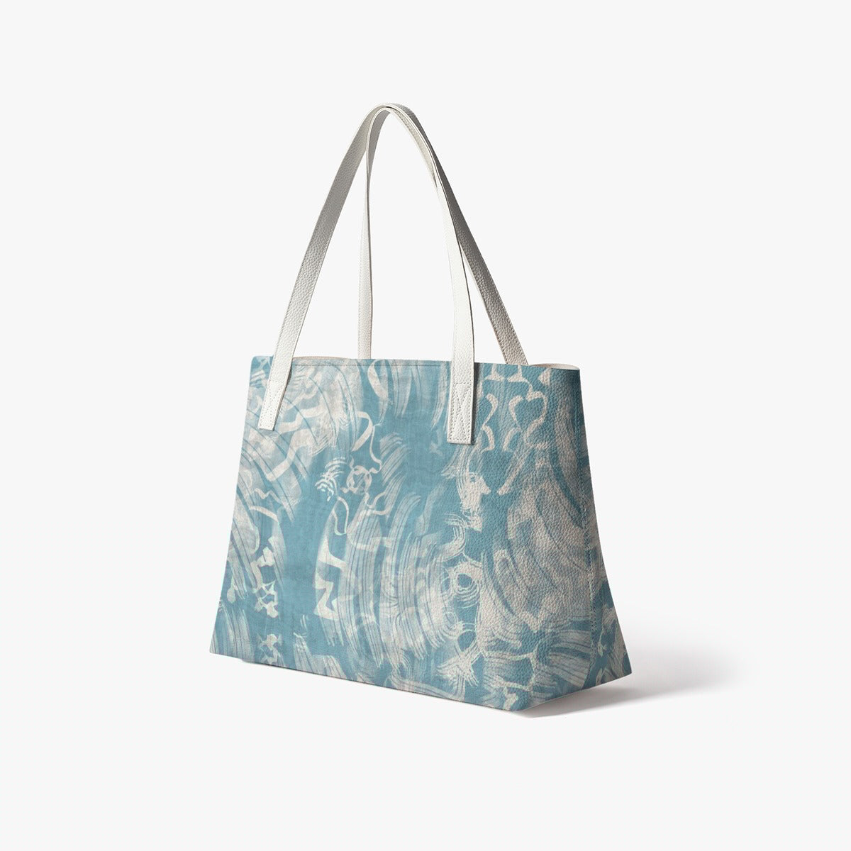 Stylish Blue PU Leather Tote Bag - Premium Handbags from Yoycol - Just $39.89! Shop now at Craftklart.store