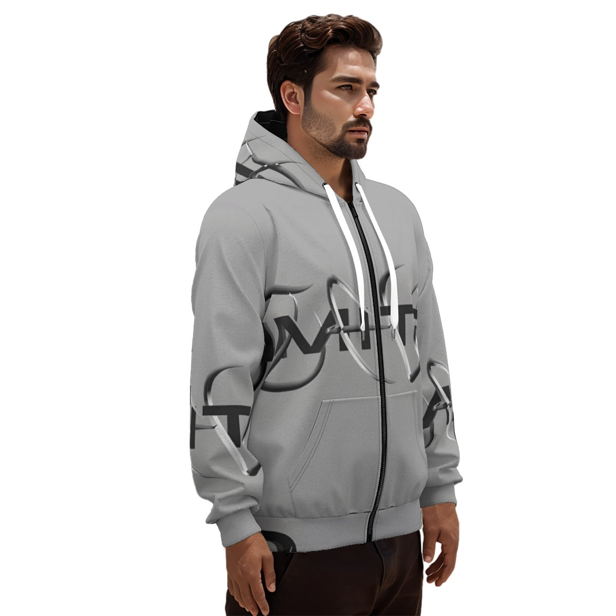 Craftklart 01 Pullover Hoodie With Zipper Closure - Premium Hoodies from Yoycol - Just $36! Shop now at Craftklart.store