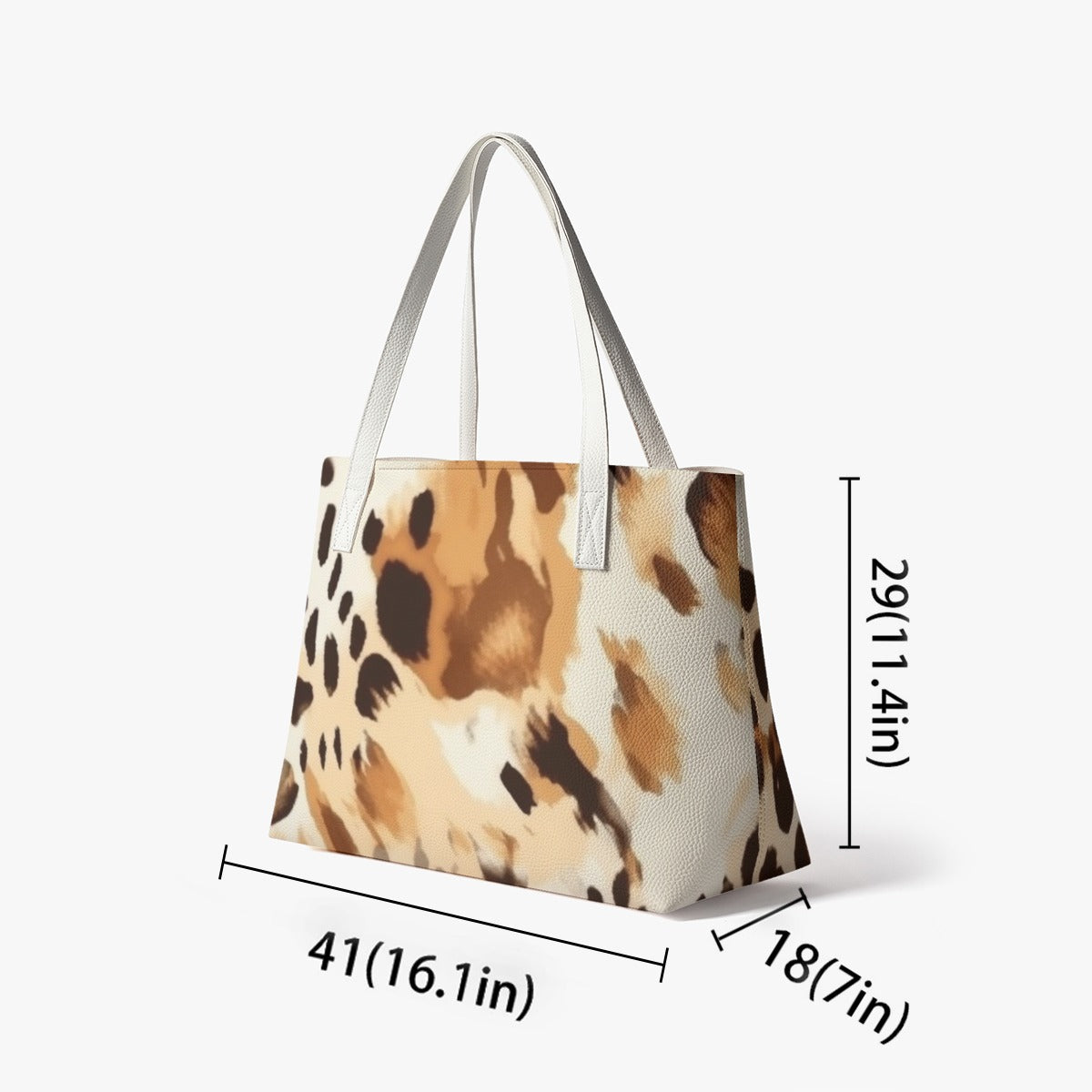 Stylish Summer Leopard Print PU Leather Tote Bag - Premium Handbags from Yoycol - Just $29! Shop now at Craftklart.store