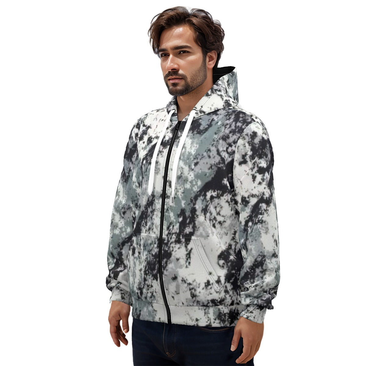 Men's Cotton Pullover Hoodie With Zipper Closure - Premium Hoodie from Yoycol - Just $39! Shop now at Craftklart.store