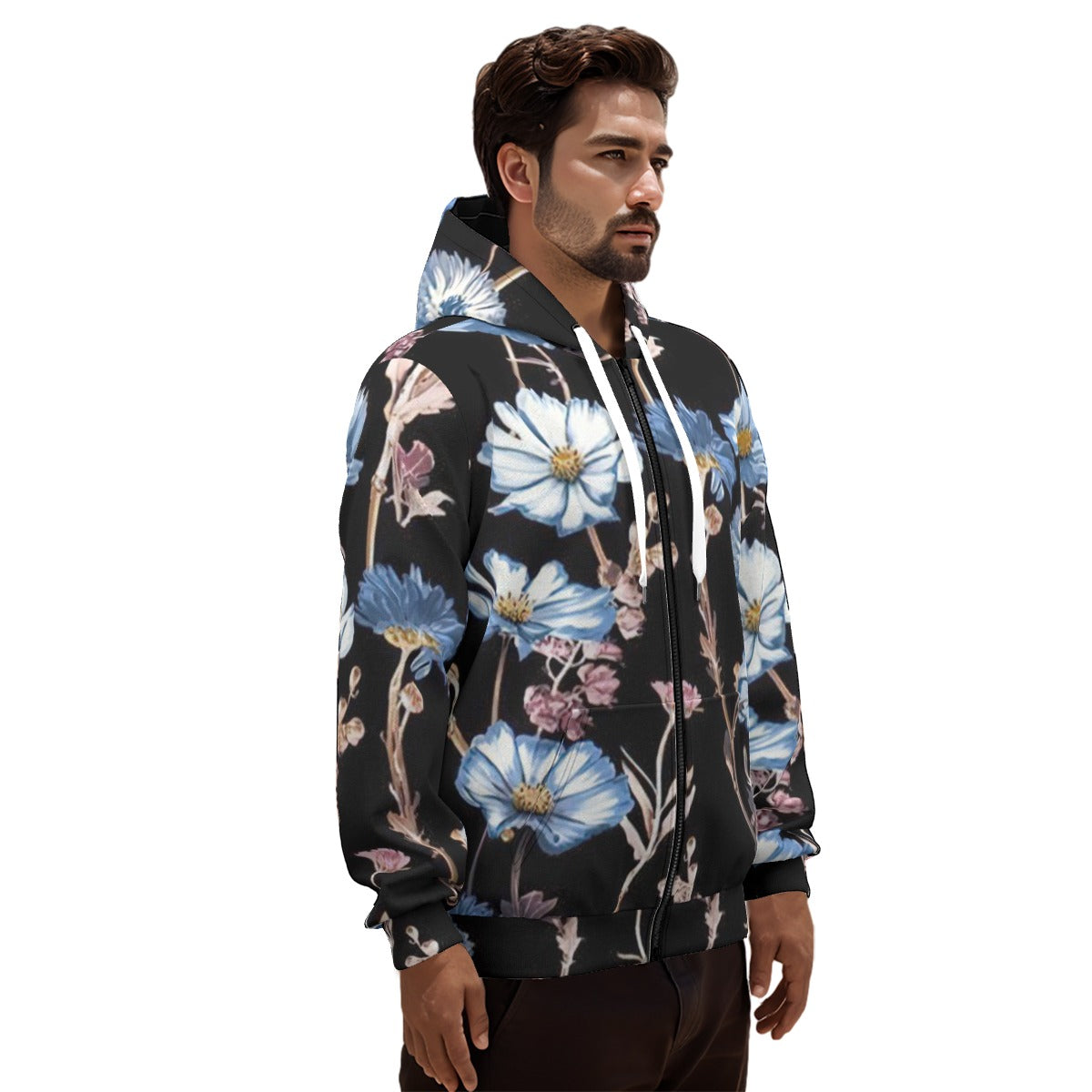 Craftklart (AOP)05 Pullover Hoodie With Zipper Closure | 310GSM Cotton - Premium Hoodies from Yoycol - Just $44! Shop now at Craftklart.store