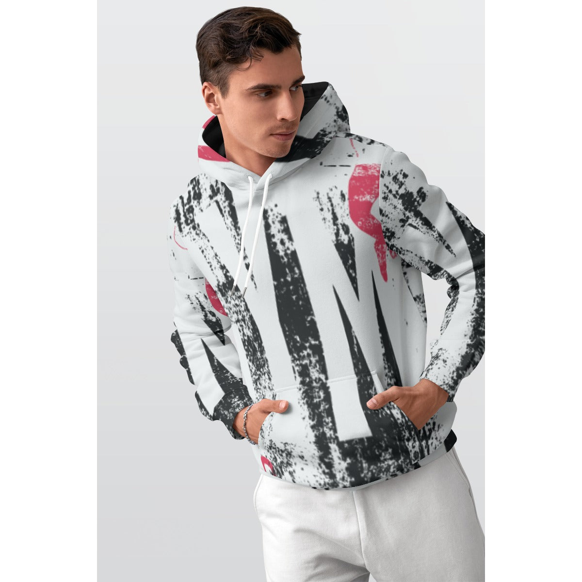 Men's Thicken Streetwear (AOP)Pullover Hoodie