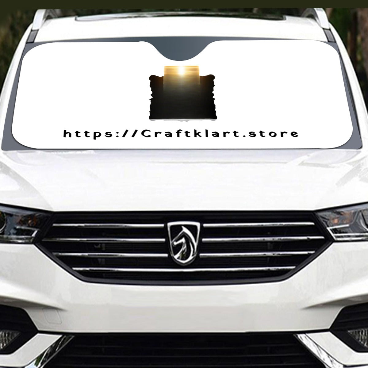 Windshield Sunshade UV Protection, Foldable | 137cm - Premium Windshield from Yoycol - Just $22! Shop now at Craftklart.store