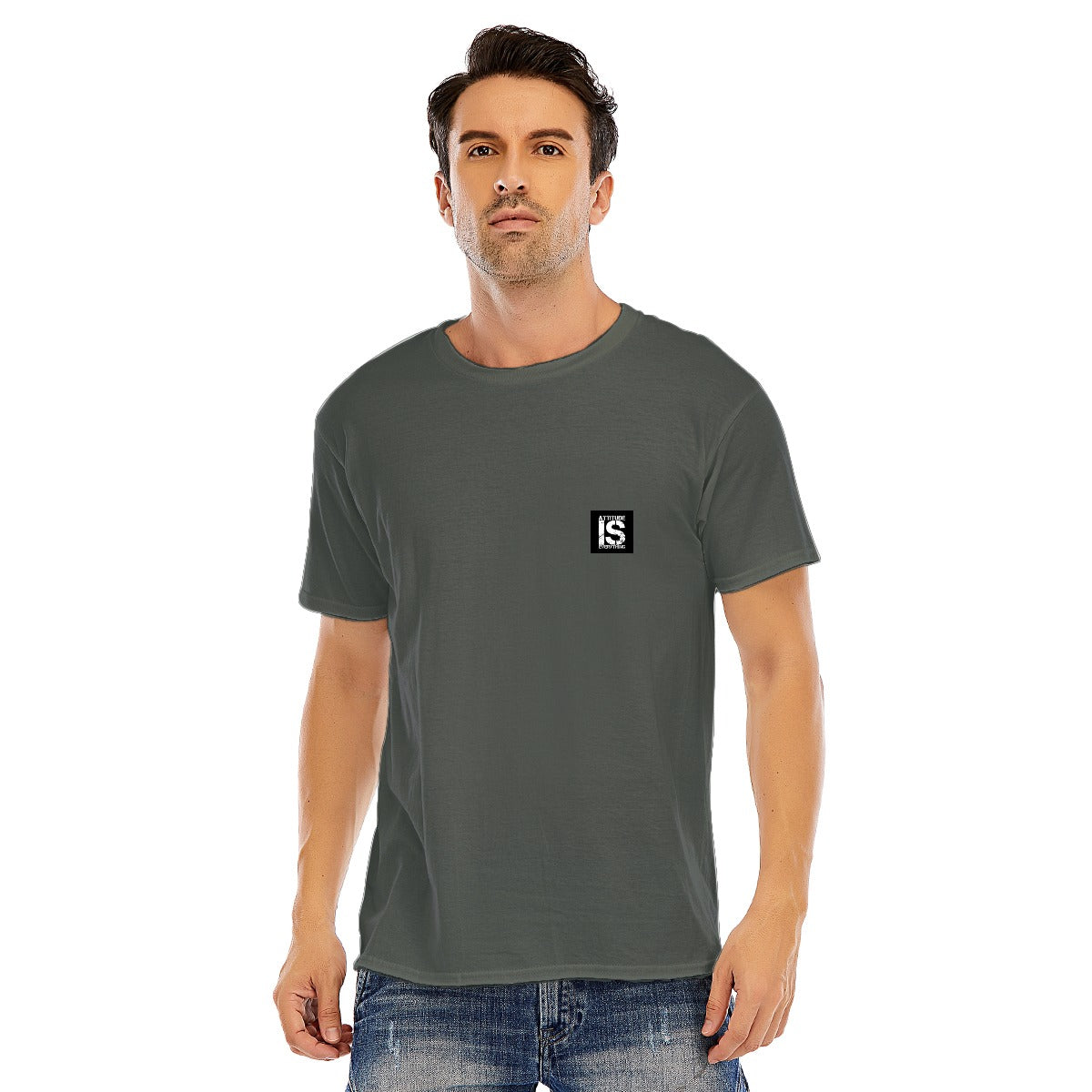 Men's Summer Cotton O-neck Short Sleeve T-shirt