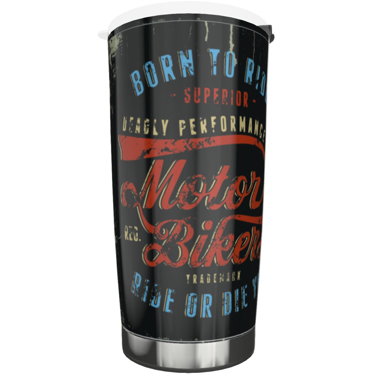 Summer Men's Born to Ride Hot/Cold Tumbler 20oz - Premium Tumbler from Yoycol - Just $23.50! Shop now at Craftklart.store